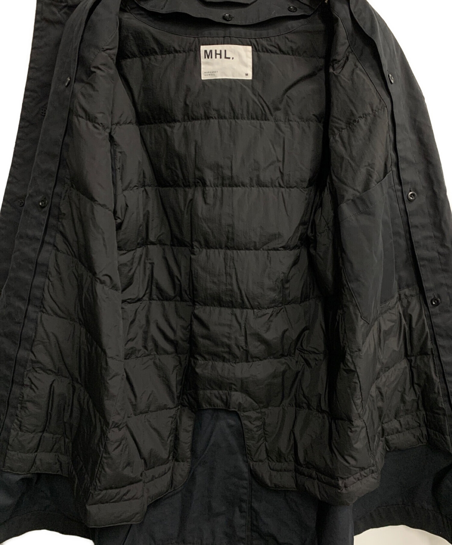 中古・古着通販】MHL (エムエイチエル) ダウンライナー付ステンカラー