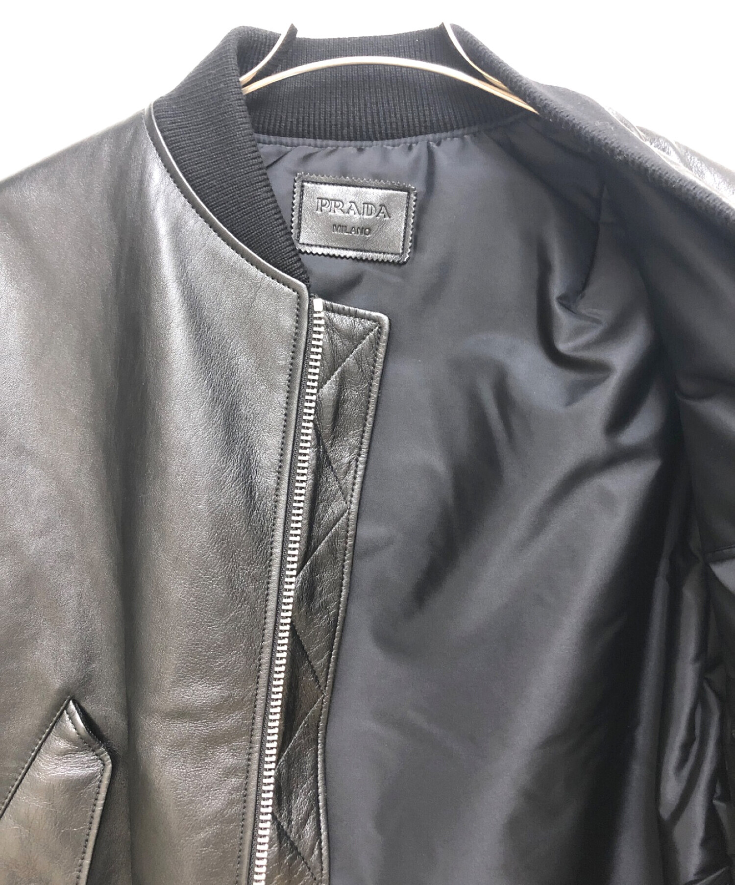 中古・古着通販】PRADA (プラダ) 21AW ナッパレザー ボンバー