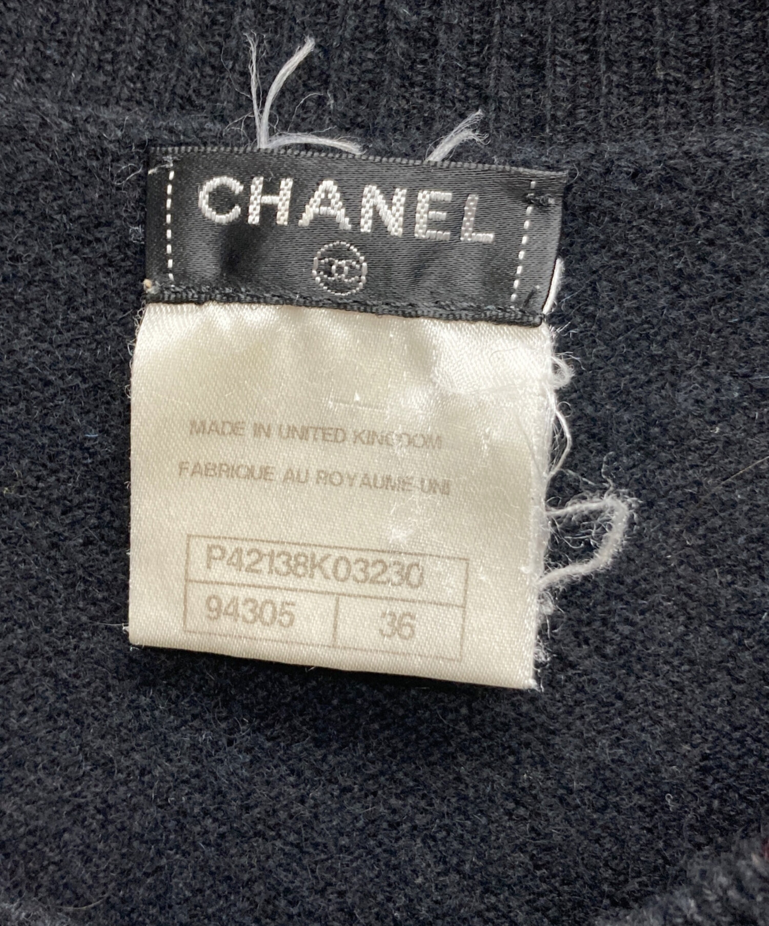 中古・古着通販】CHANEL (シャネル) ココマークカシミヤニット