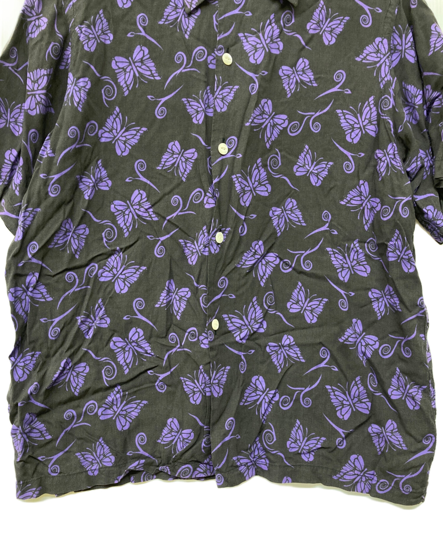 中古・古着通販】Needles (ニードルズ) パピヨン柄オープンカラー