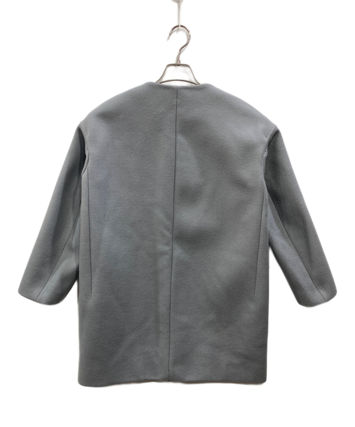 中古・古着通販】DRAWER (ドゥロワー) メルトンノーカラーコート