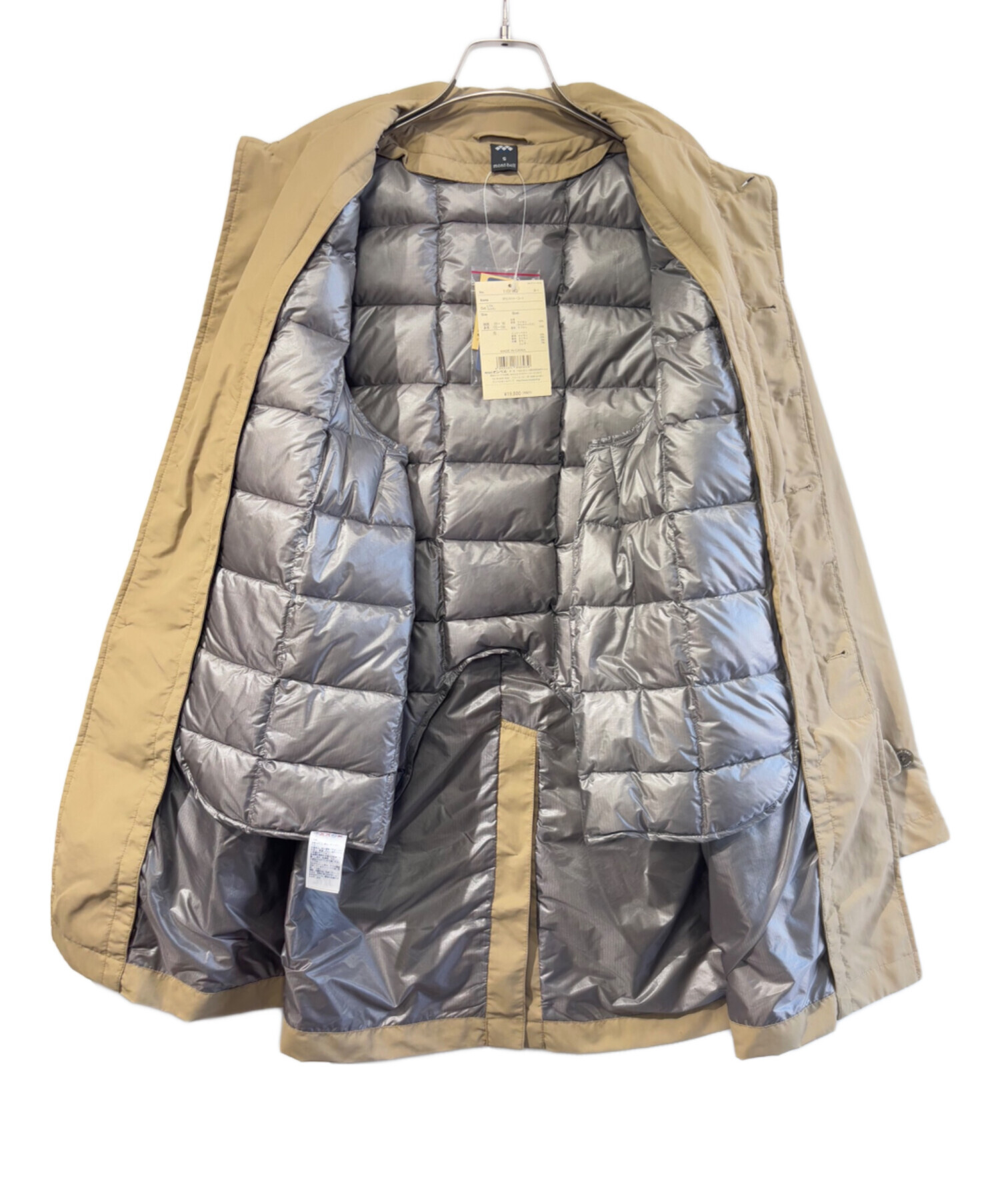 中古・古着通販】mont-bell (モンベル) ダウンライナーコート ベージュ