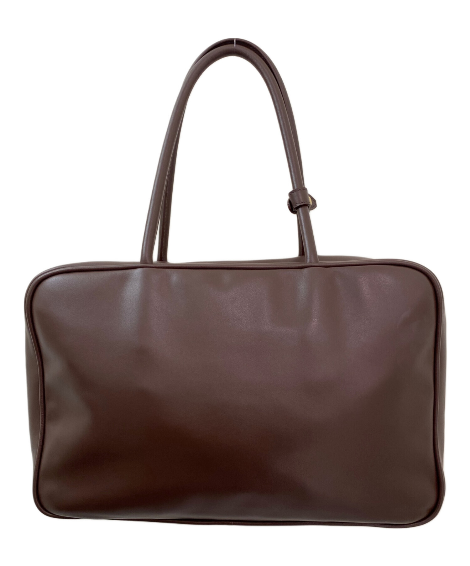 中古・古着通販】MIU MIU (ミュウミュウ) レザー ボー バッグ ブラウン