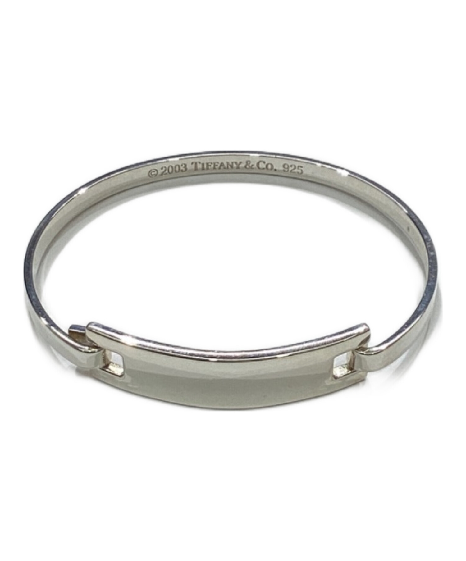 中古・古着通販】Tiffany & Co. (ティファニー) IDプレートバングル