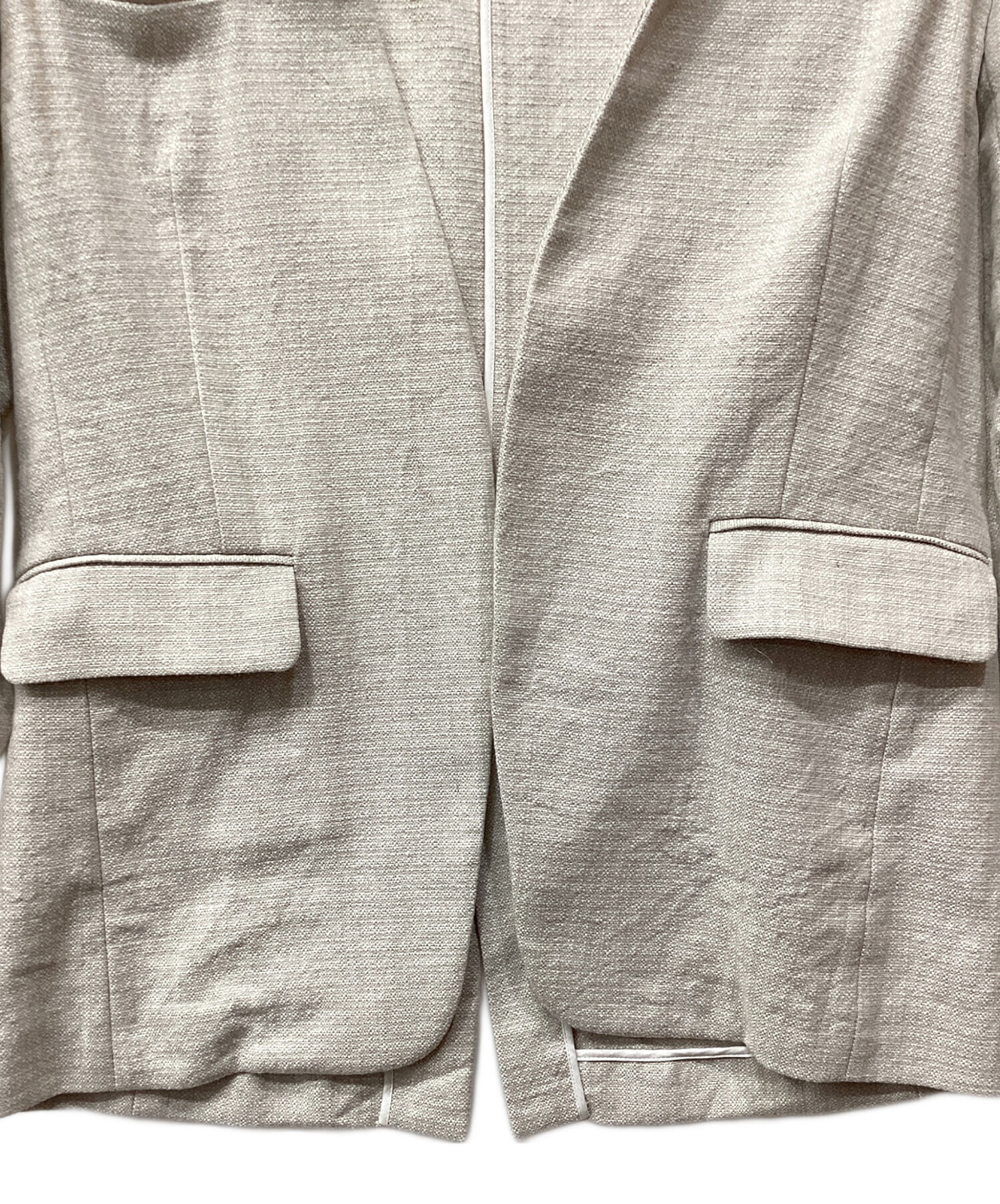 中古・古着通販】ETRE TOKYO (エトレトウキョウ) リネンノーカラー