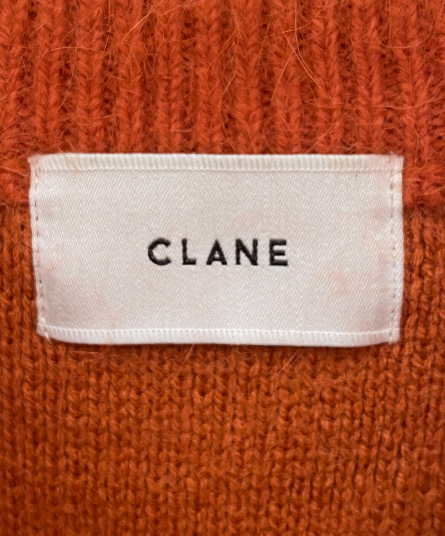 中古・古着通販】CLANE (クラネ) BULKY SLEEVE ANGORA KNIT TOPS