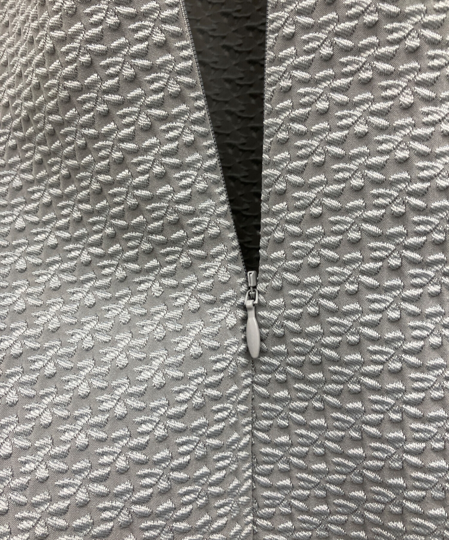 中古・古着通販】BLUELEA (ブルレア) ジャガードブラウス グレー