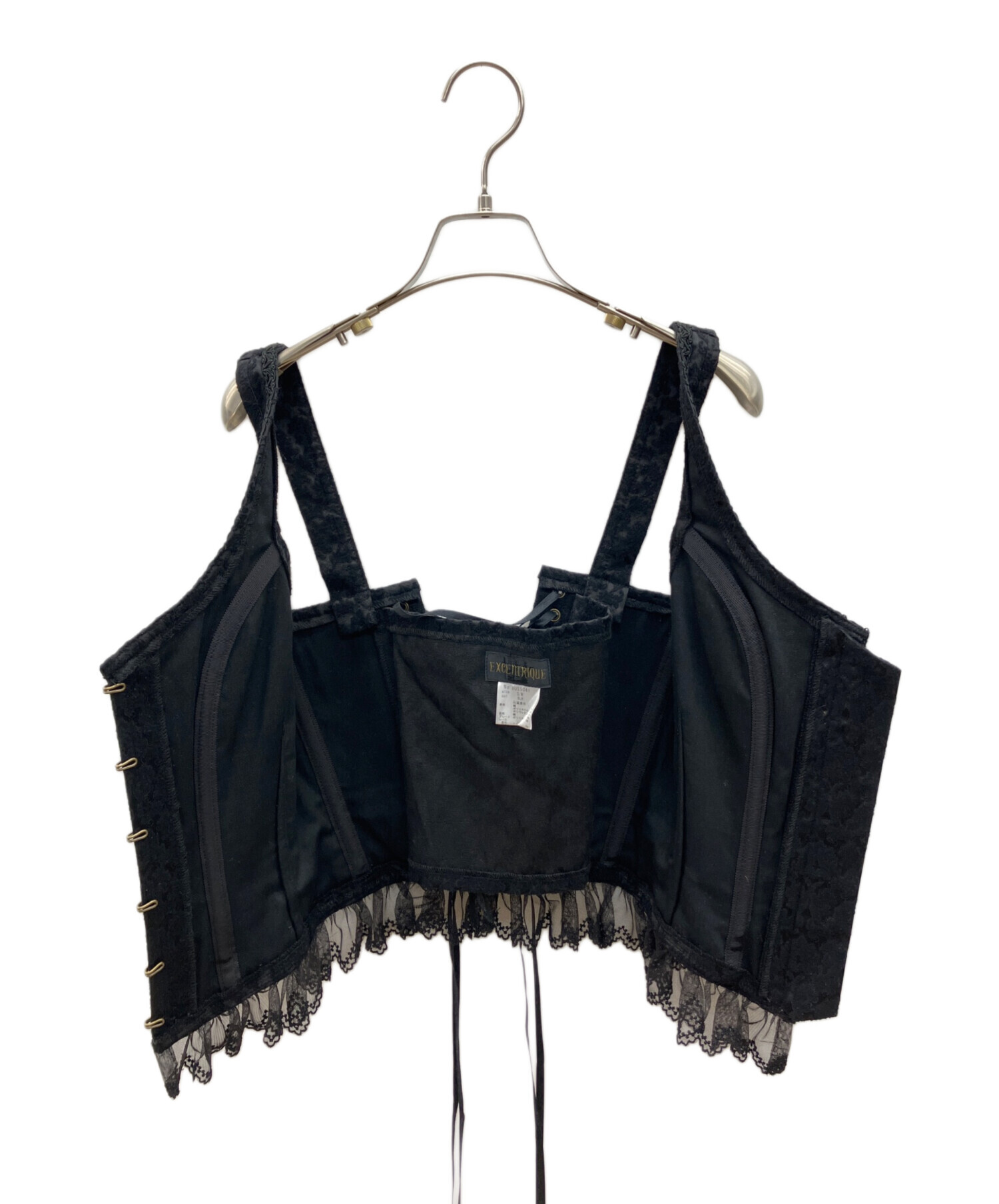 中古・古着通販】EXCENTRIQUE (エクサントリーク) コルセット ブラック