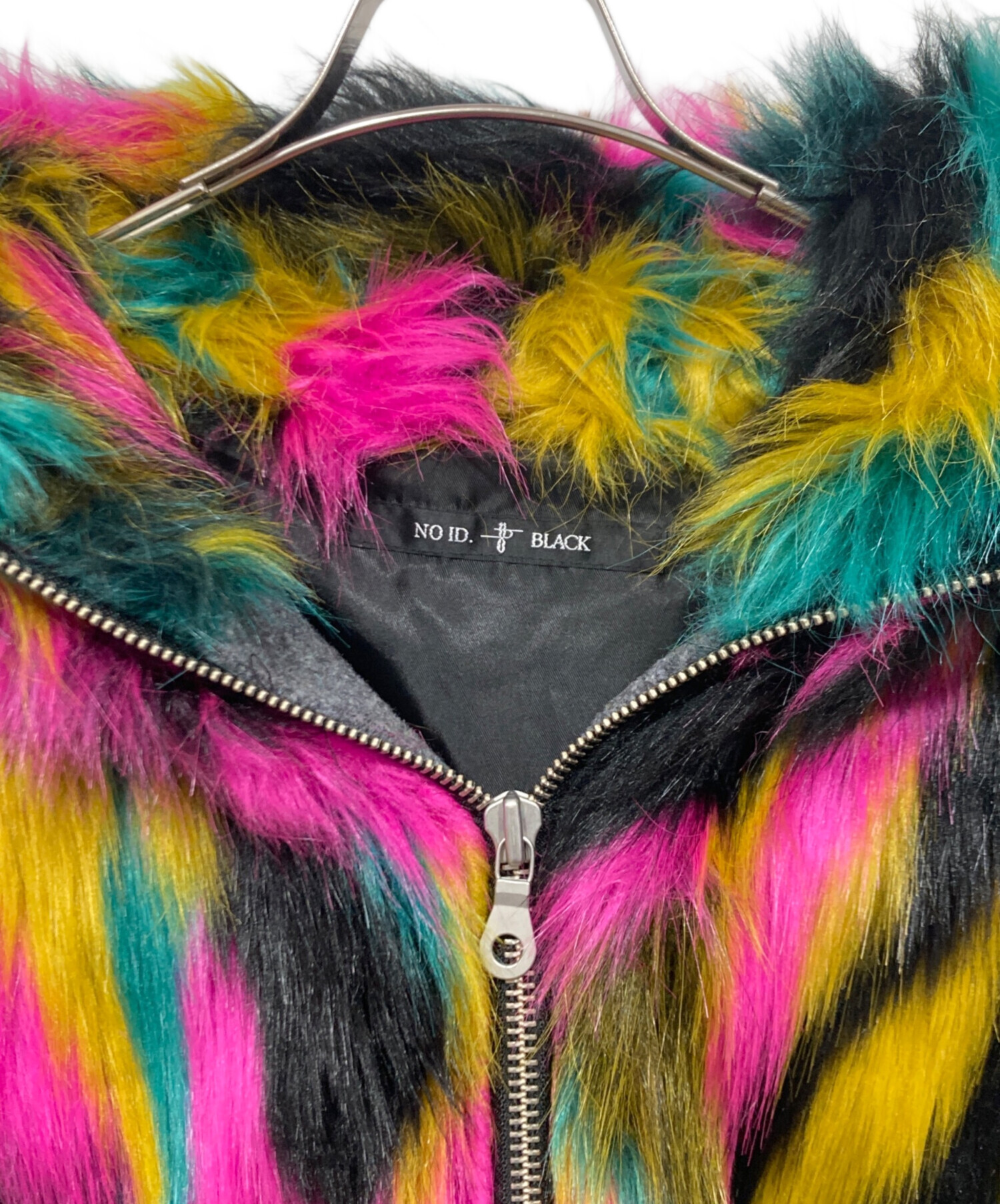 中古・古着通販】NO ID. (ノーアイディー) MIXフェイクファー