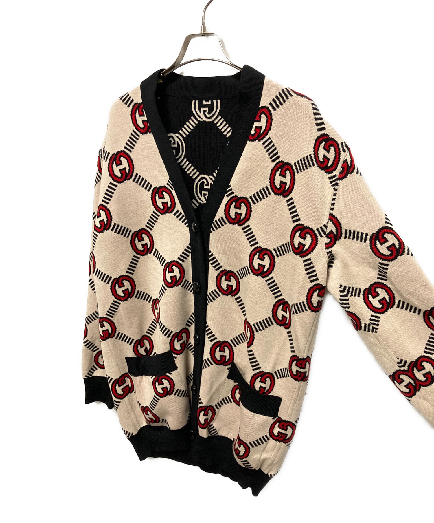 中古・古着通販】GUCCI (グッチ) Gucci Reversible Wool Interlocking