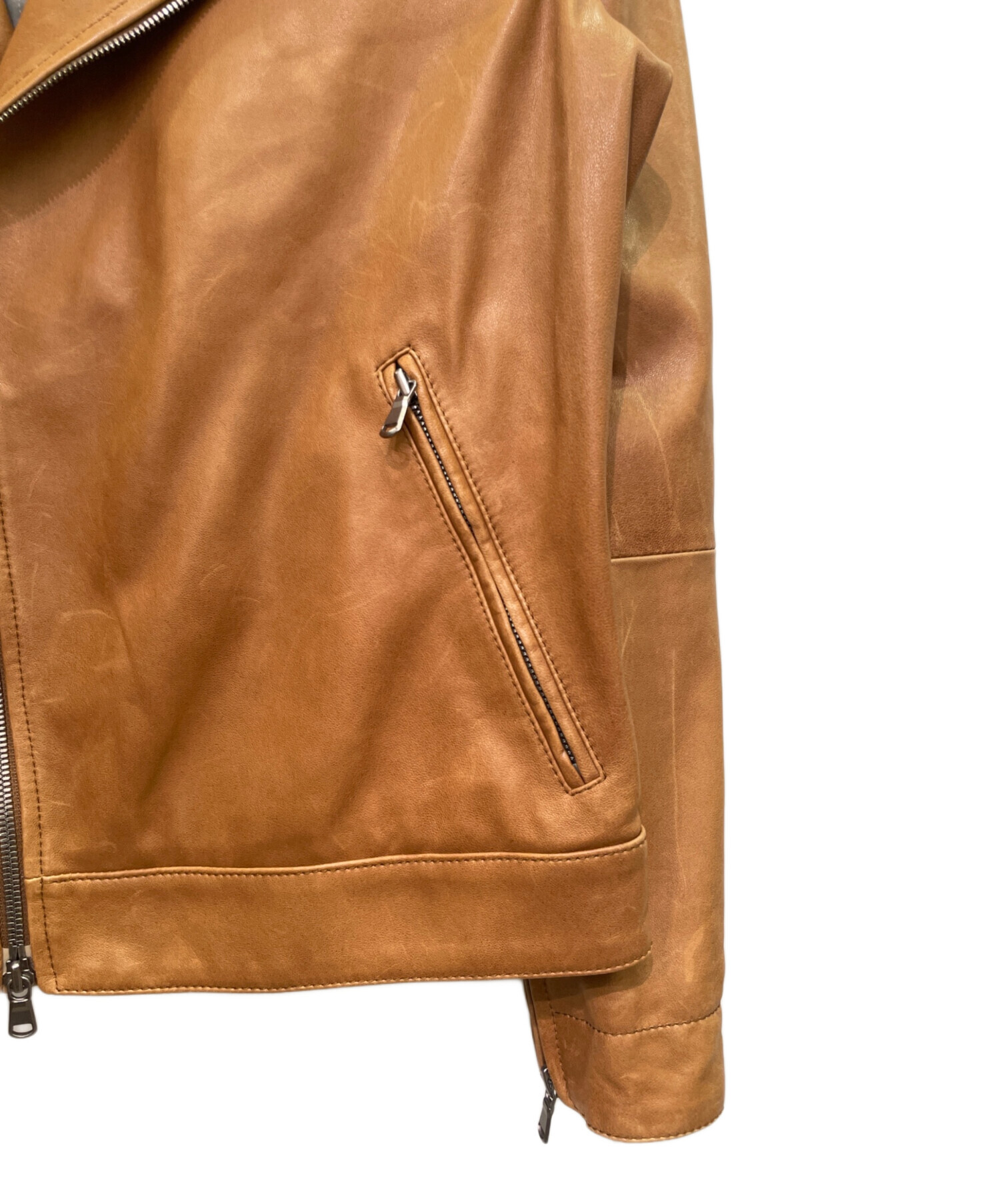 中古・古着通販】BRUNELLO CUCINELLI (ブルネロクチネリ) ラムレザー