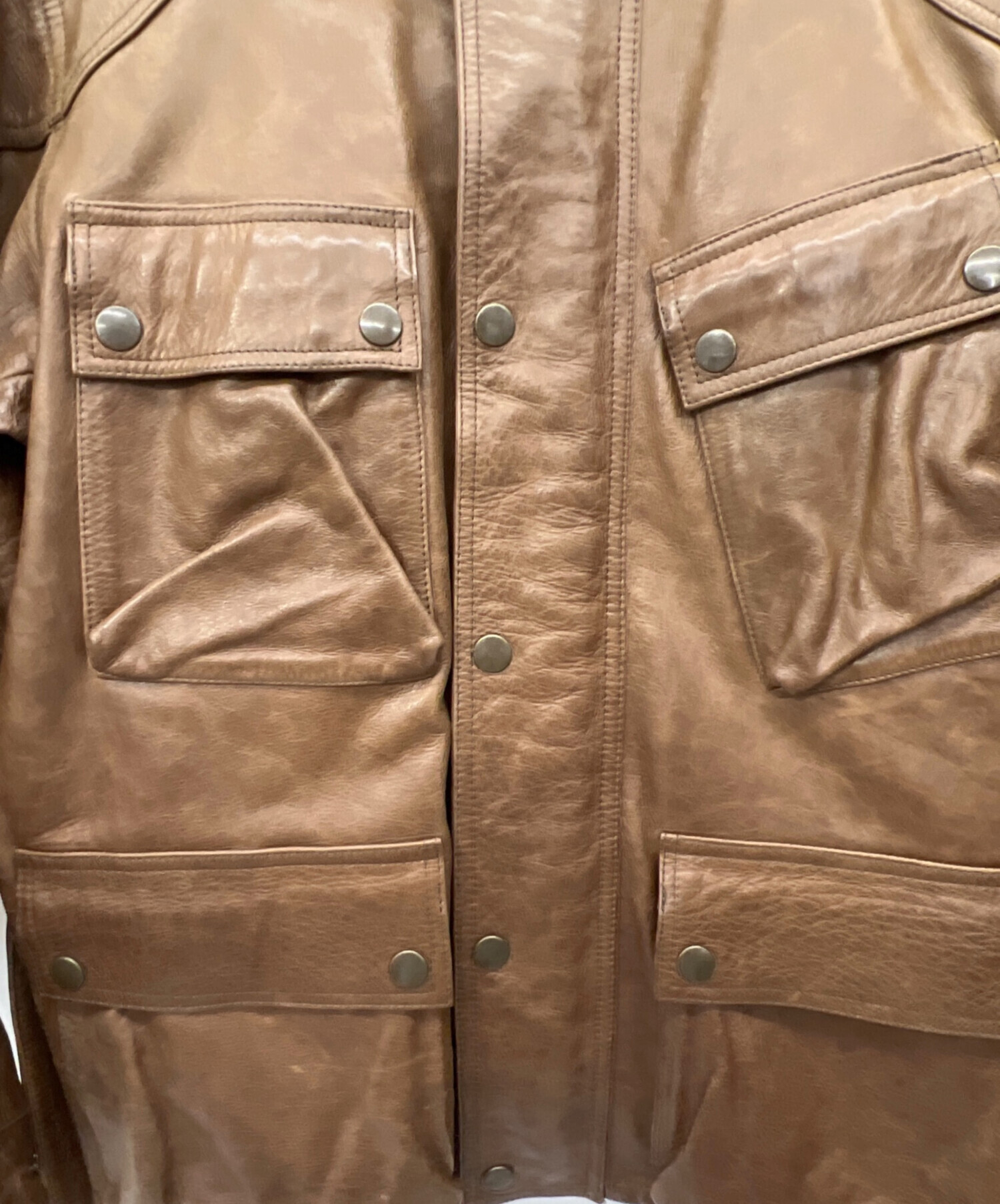 中古・古着通販】BELSTAFF (ベルスタッフ) レザージャケット ブラウン