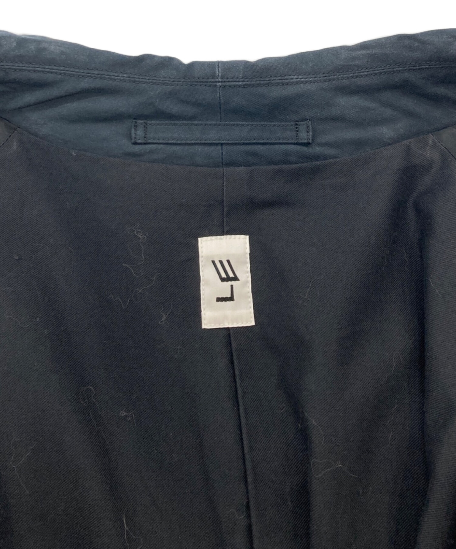 中古・古着通販】LE (エルイー) C/Pギャババルカラーコート ブラック