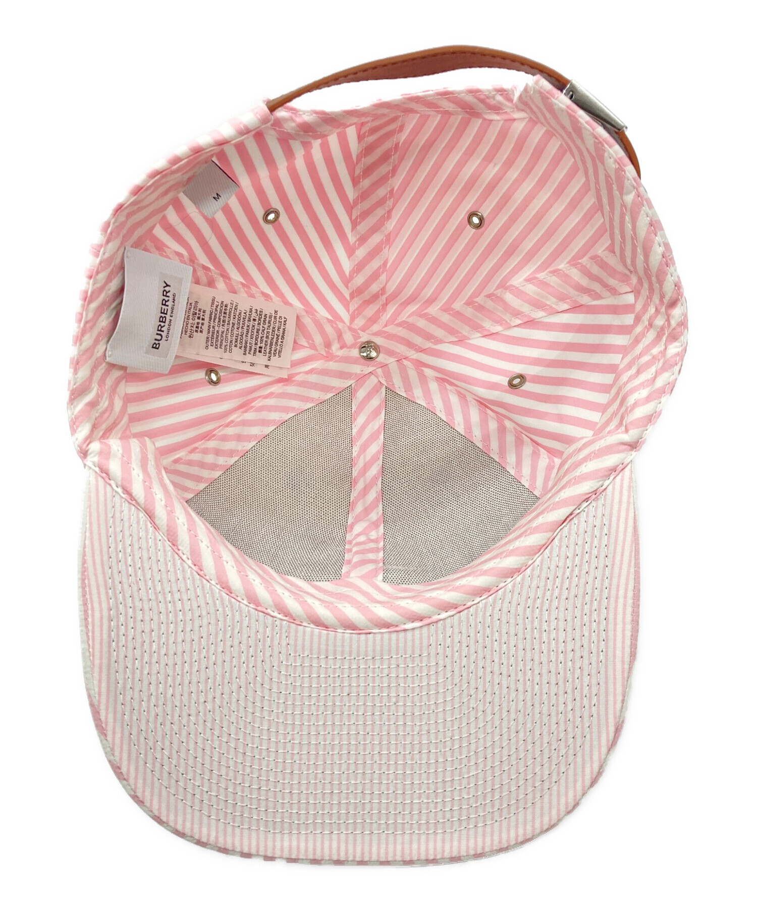 中古・古着通販】BURBERRY (バーバリー) キャップ ピンク｜ブランド