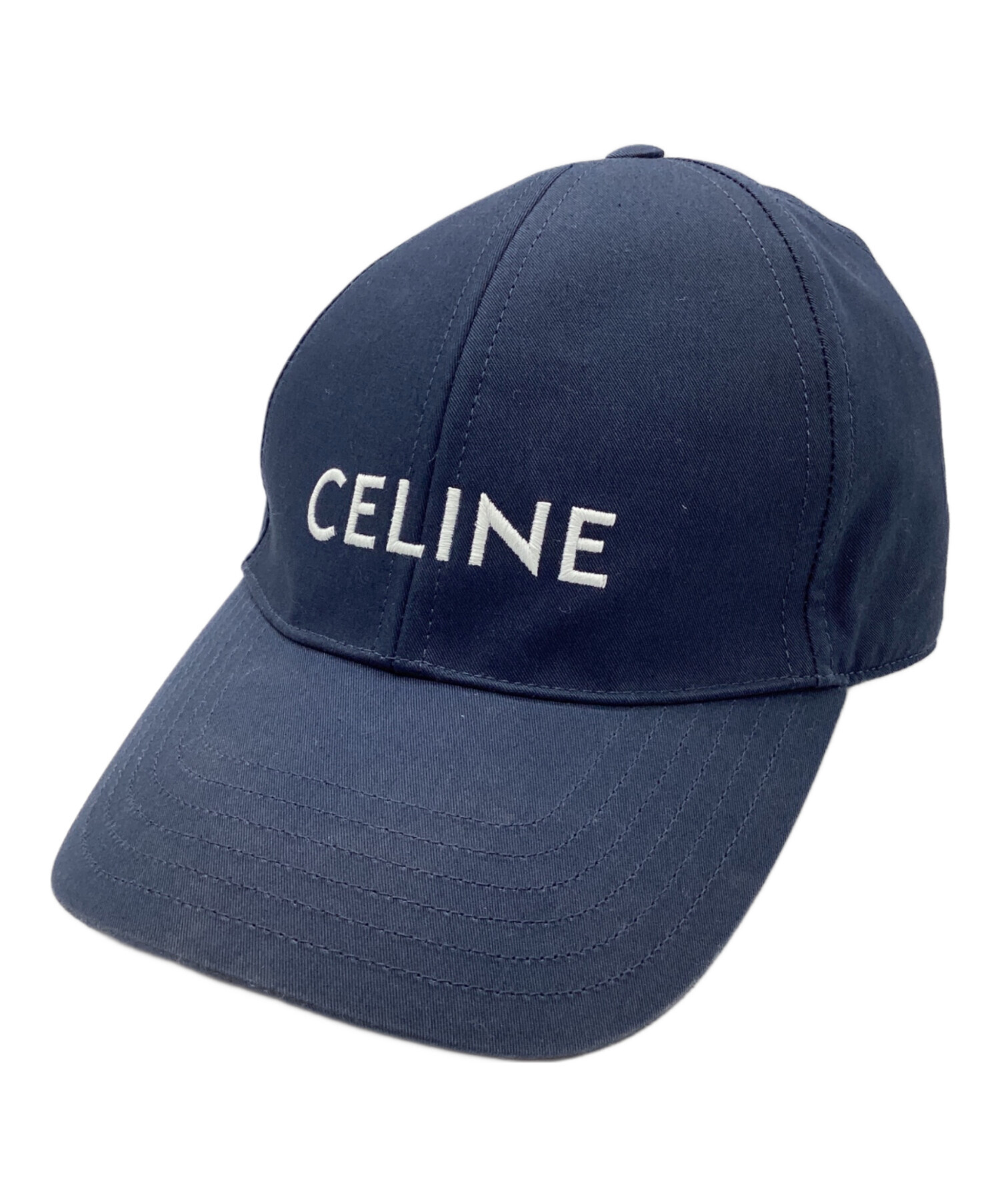 中古・古着通販】CELINE (セリーヌ) ロゴベースボールキャップ