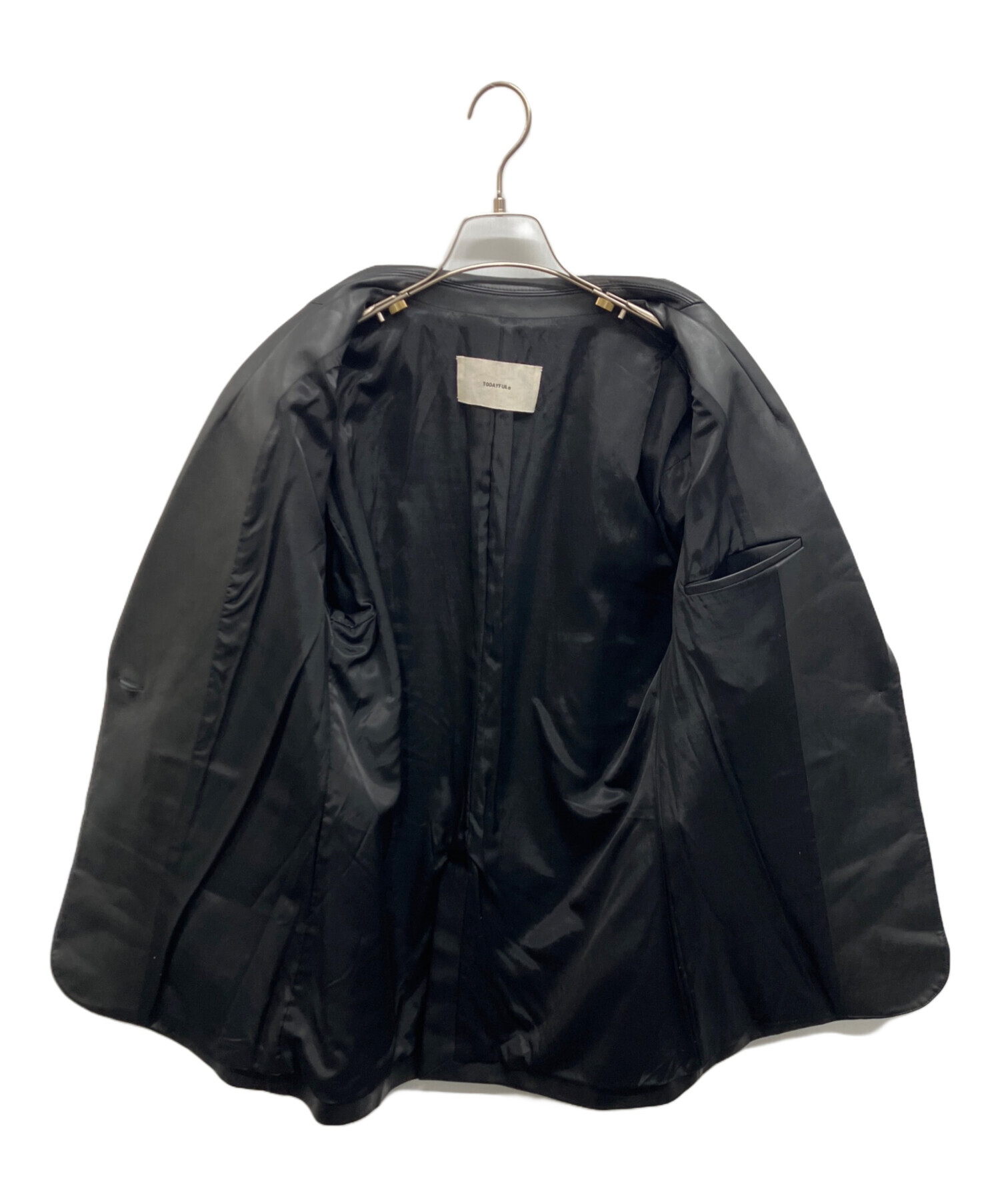 中古・古着通販】TODAYFUL (トゥデイフル) エコレザーテーラード