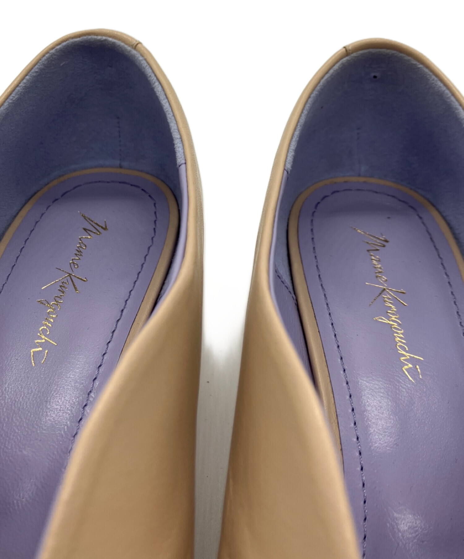 中古・古着通販】mame kurogouchi (マメクロゴウチ) パンプス ベージュ