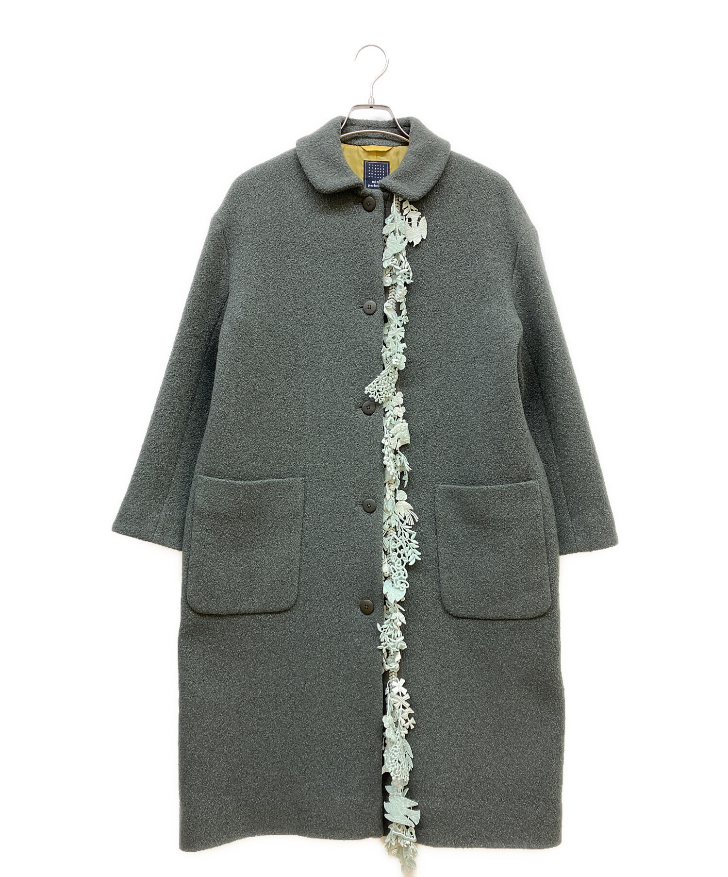 中古・古着通販】mina perhonen (ミナ ペルホネン) ステンカラーコート