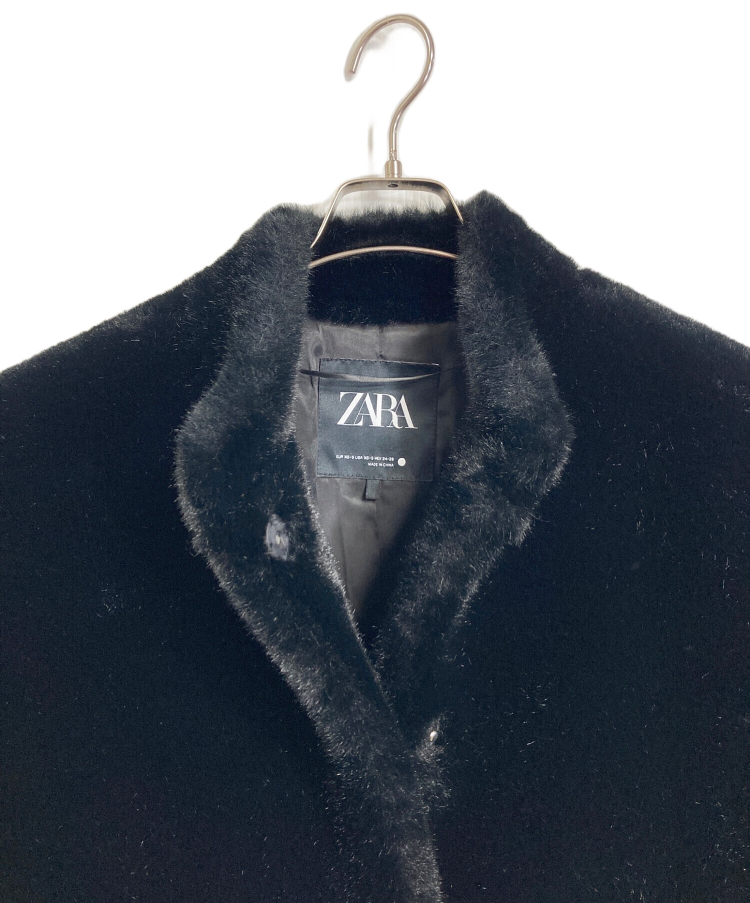中古・古着通販】ZARA (ザラ) フェイクファー ボンバージャケット