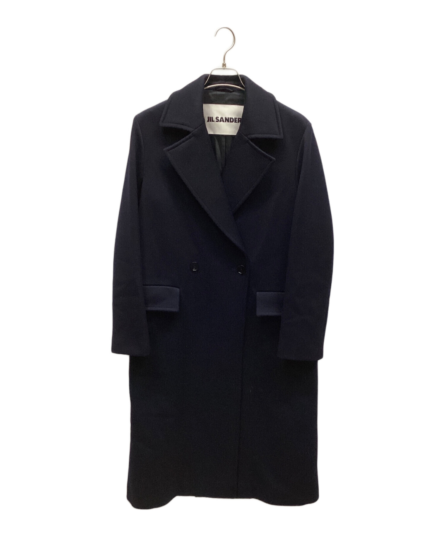 中古・古着通販】JIL SANDER (ジルサンダー) ロングコート ネイビー