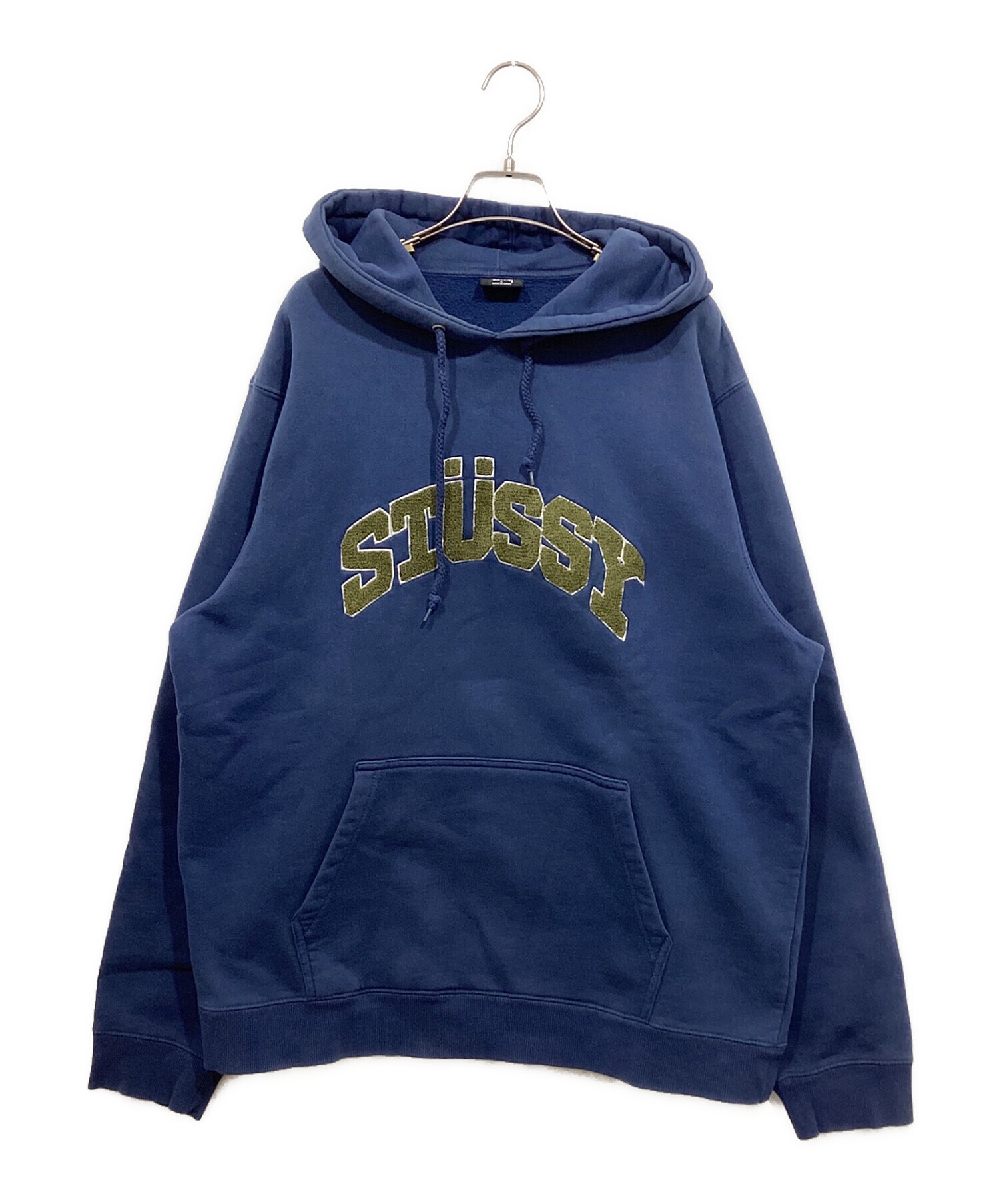 中古・古着通販】stussy (ステューシー) ロゴプルオーバーパーカー