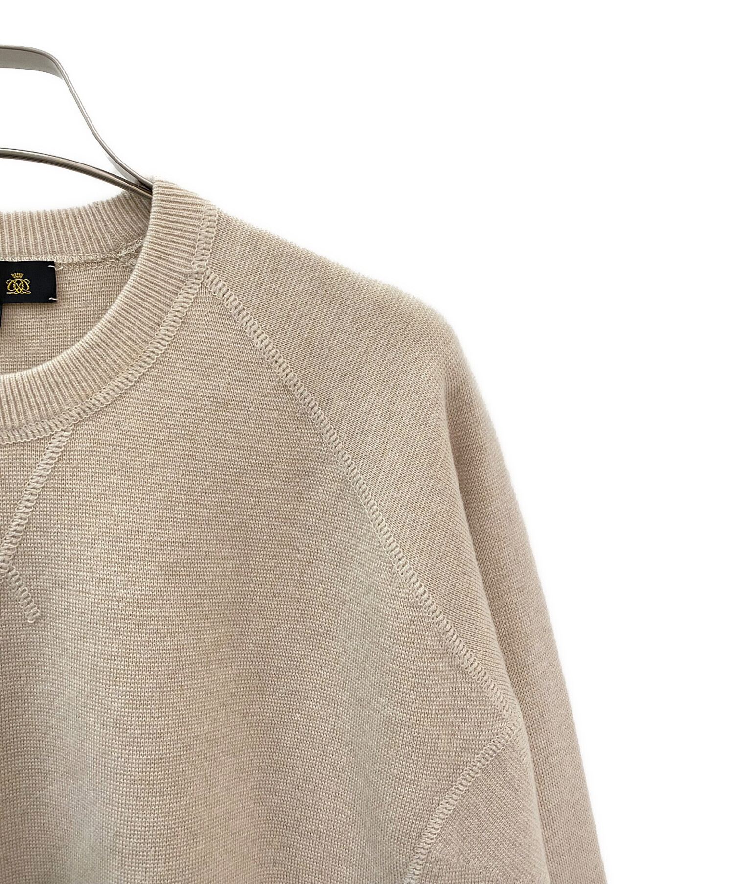 中古・古着通販】DRAWER (ドゥロワー) ウールカシミヤクルーネック