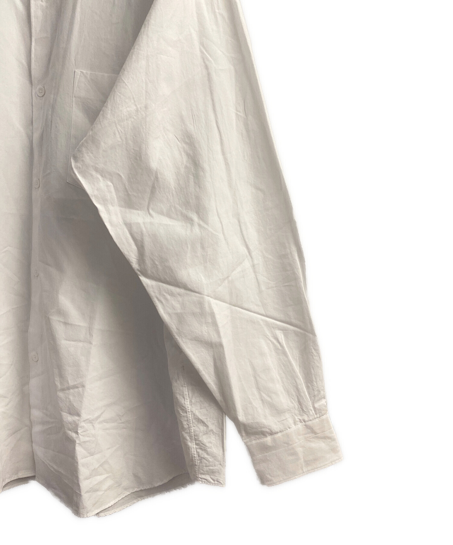 中古・古着通販】COMOLI (コモリ) 25AW コモリシャツ ホワイト サイズ