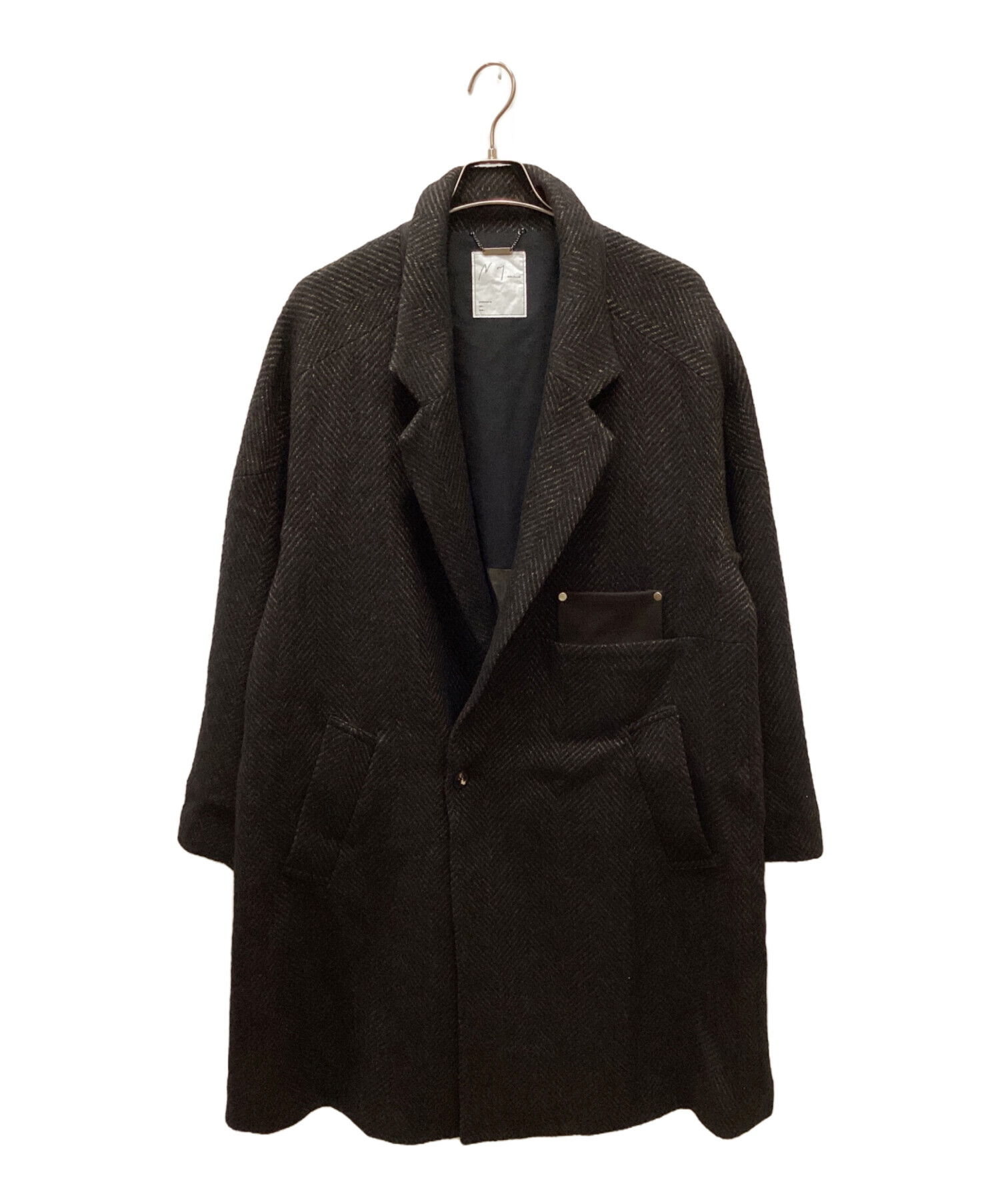 中古・古着通販】ANCELLM (アンセルム) SEMI-DOUBLE CHESTER COAT