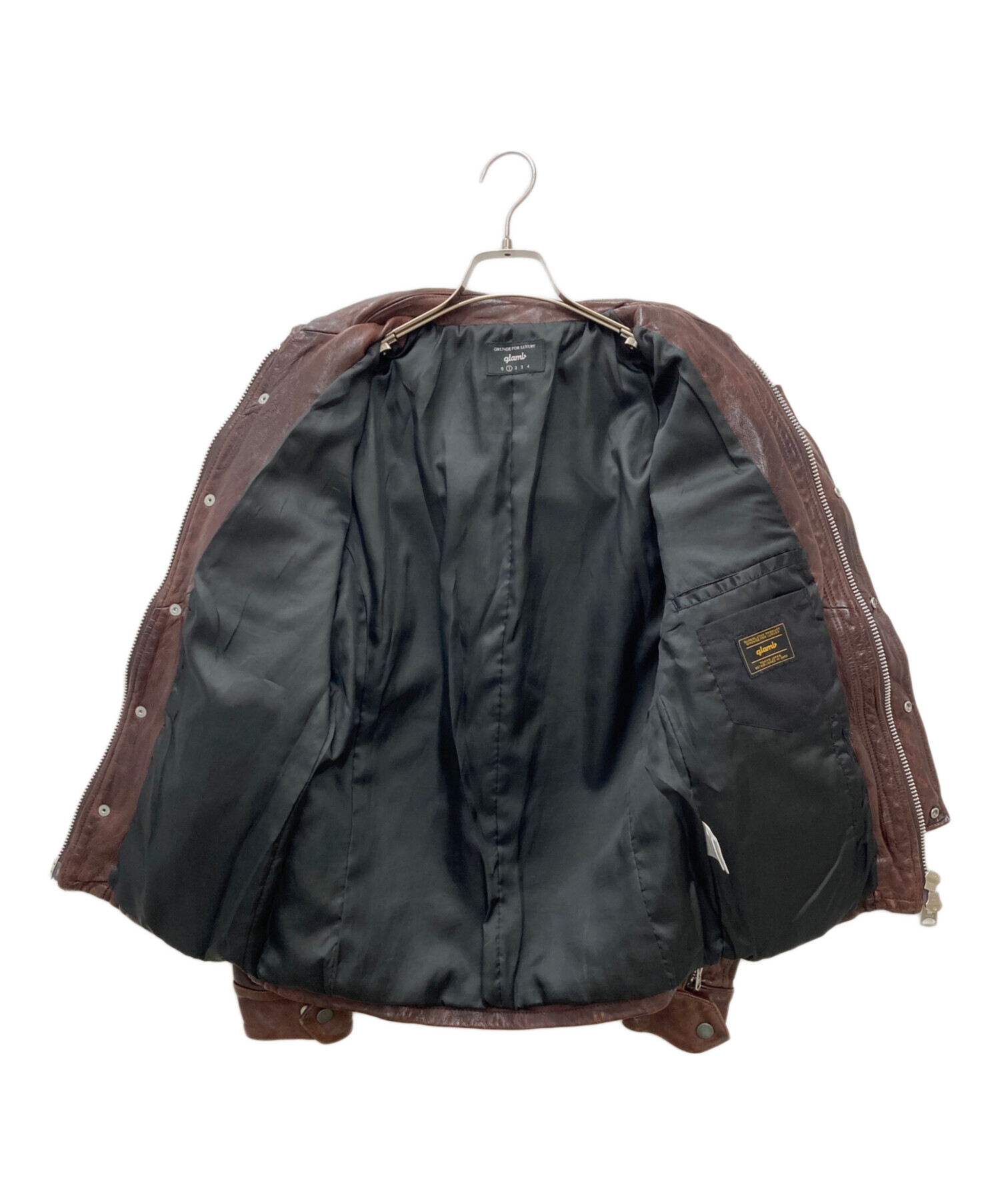 中古・古着通販】glamb (グラム) Rosso riders ブラウン サイズ:1