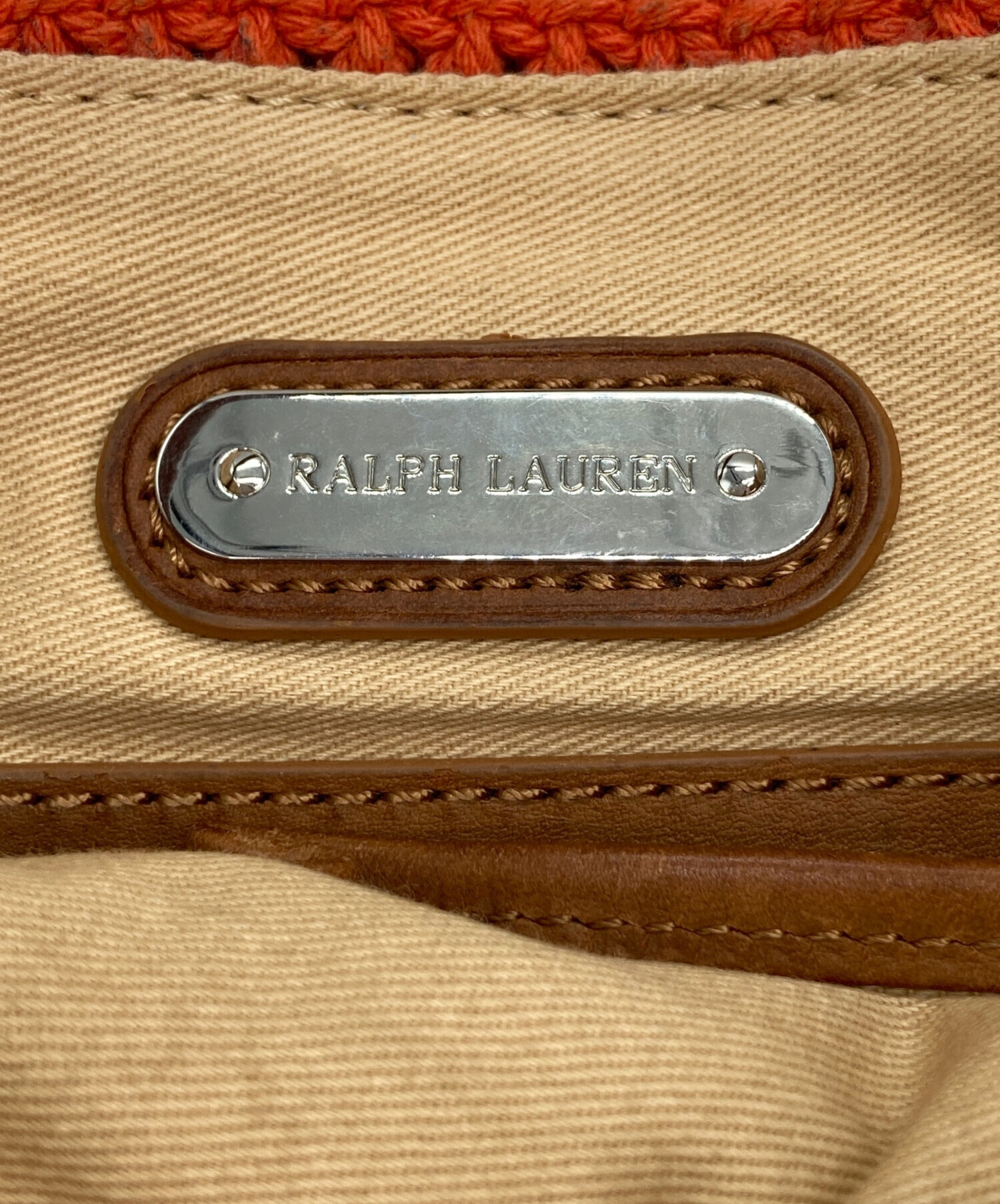 中古・古着通販】RALPH LAUREN (ラルフローレン) 編み込みショルダー