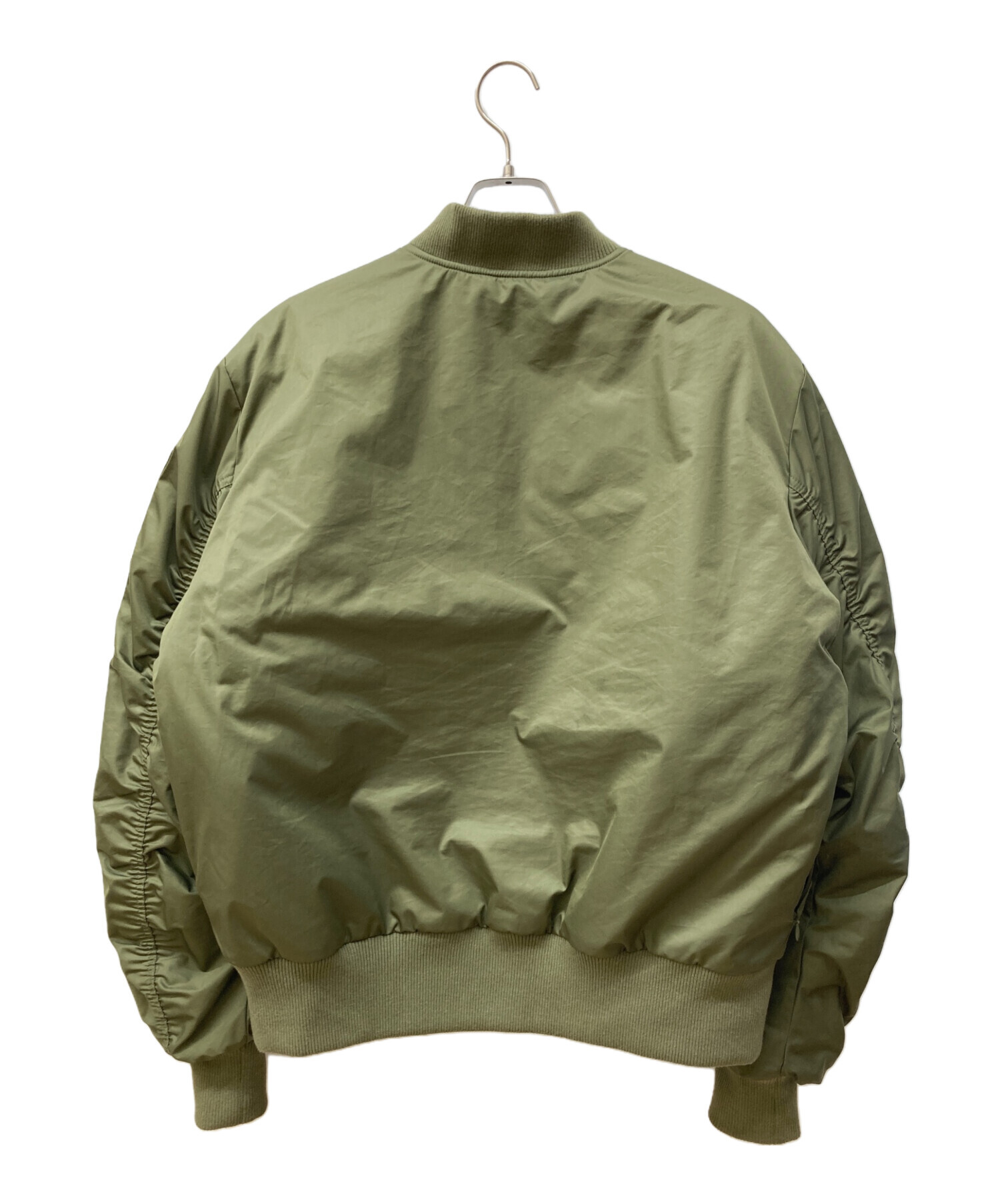 中古・古着通販】adidas (アディダス) MA-1ジャケット カーキ サイズ