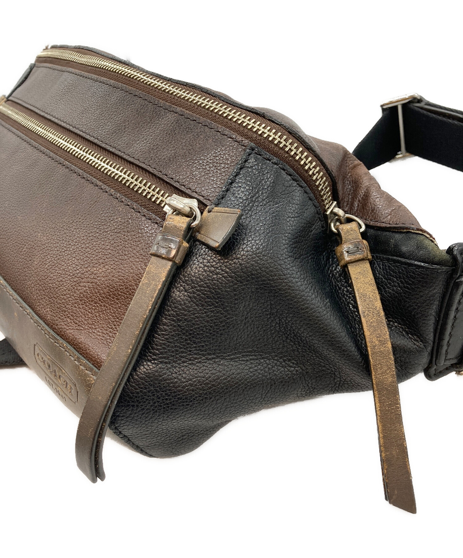 中古・古着通販】COACH (コーチ) トンプソンレザーボディバッグ