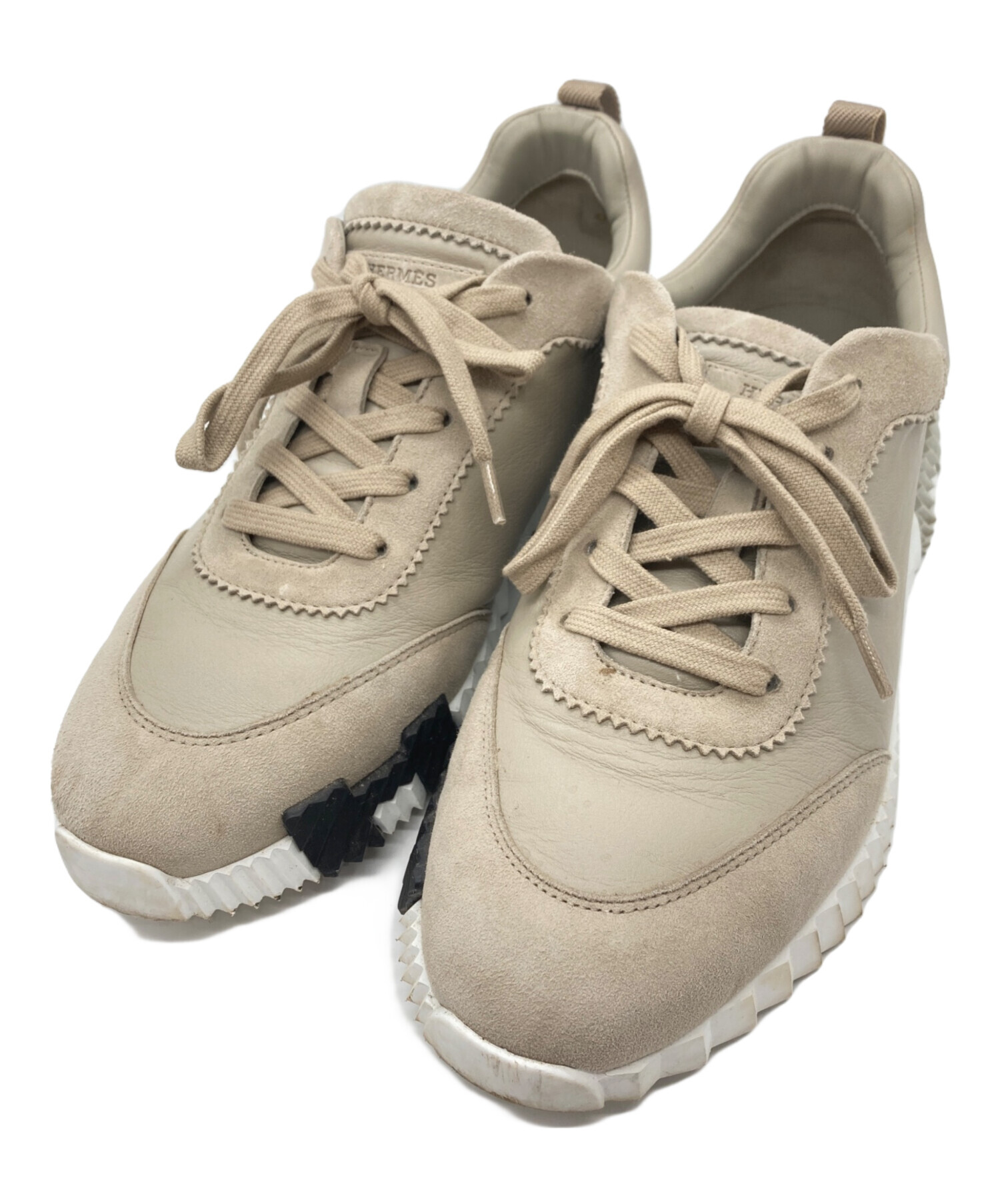 中古・古着通販】HERMES (エルメス) バウンシング スニーカー ベージュ
