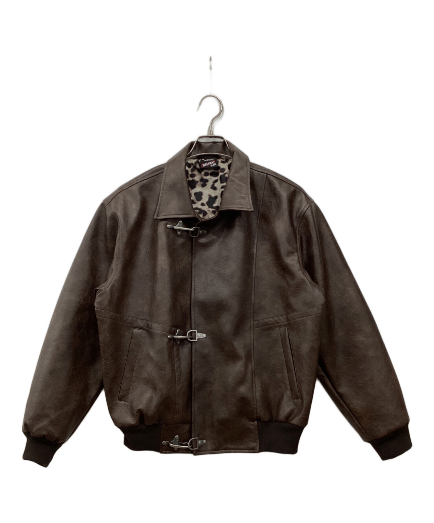 中古・古着通販】BELVET (BELVET) ファイヤーマンジャケット ブラウン