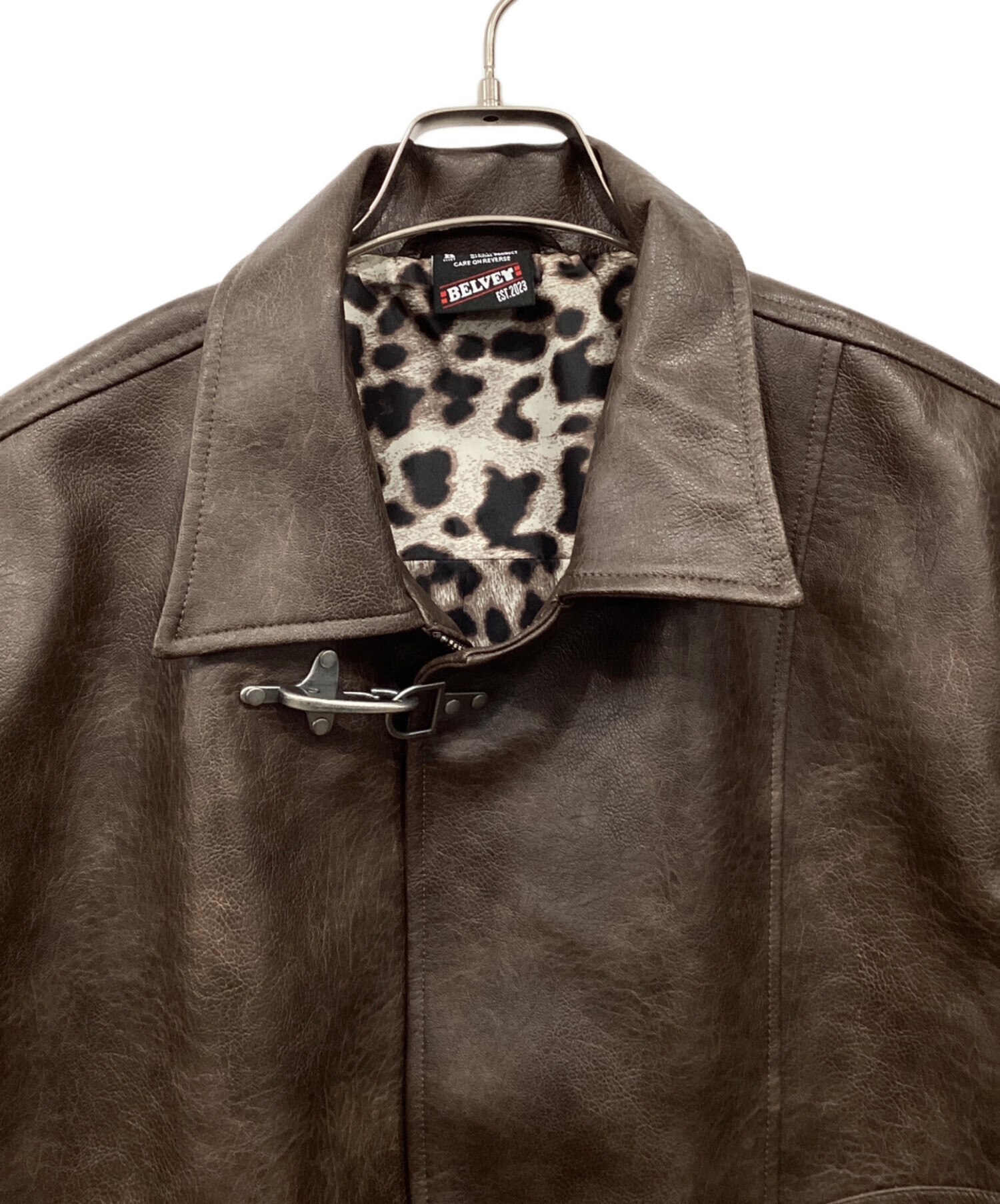 中古・古着通販】BELVET (BELVET) ファイヤーマンジャケット ブラウン