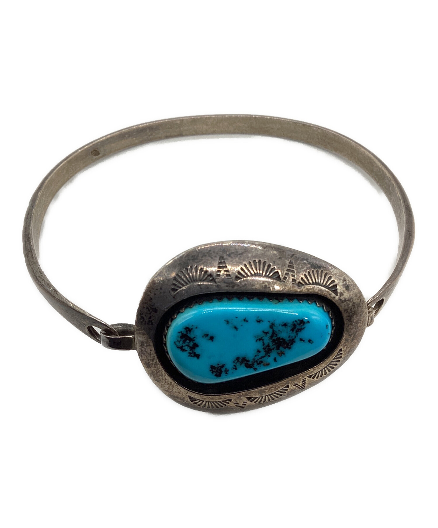 中古・古着通販】Navajo (ナバホ) ターコイズフックバングル ブルー