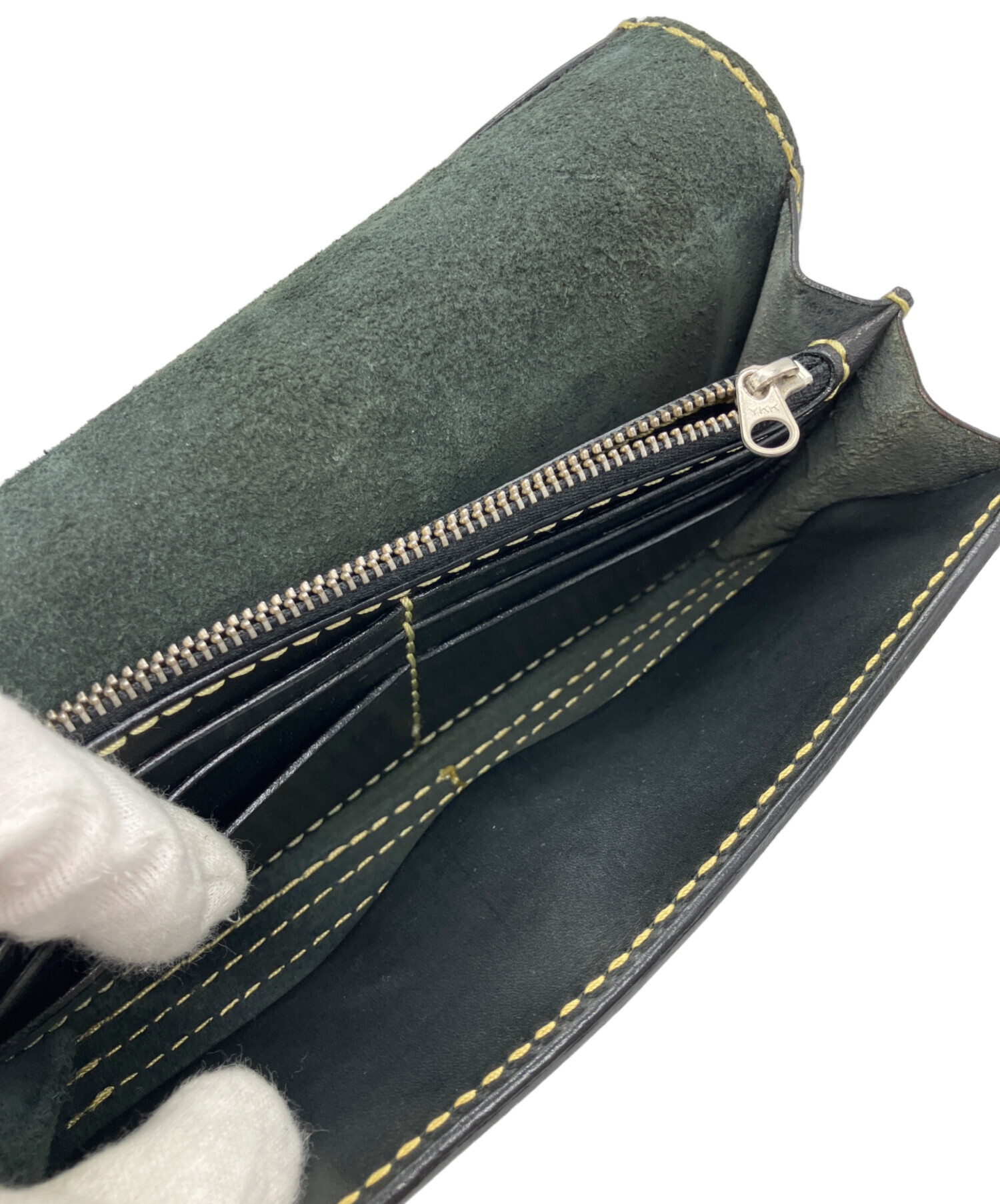 中古・古着通販】saad (サード) レザーロングウォレット 長財布