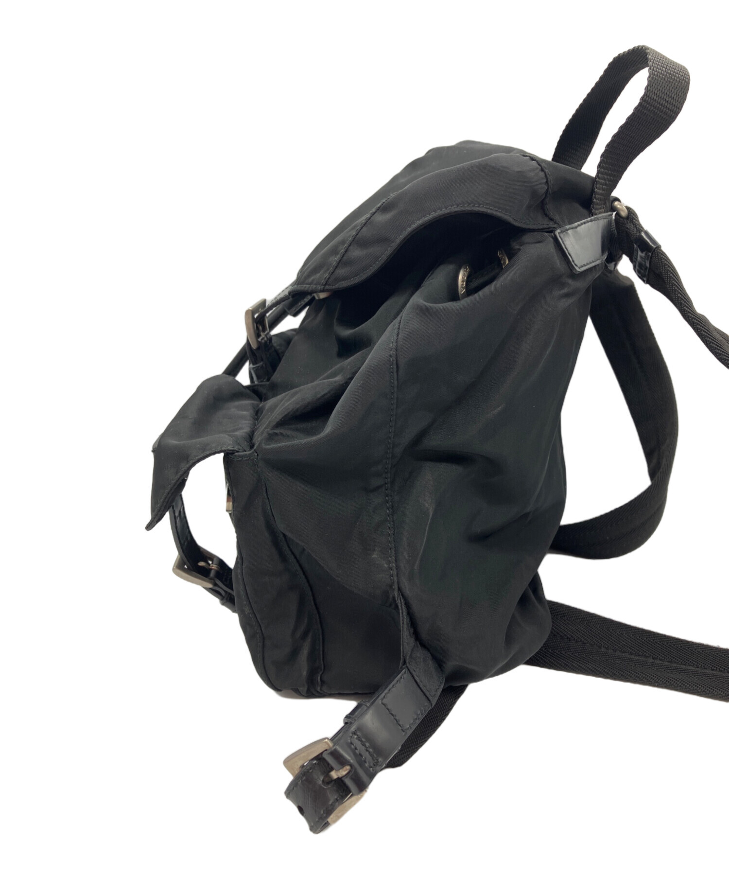 中古・古着通販】PRADA (プラダ) ナイロンミニリュック ブラック