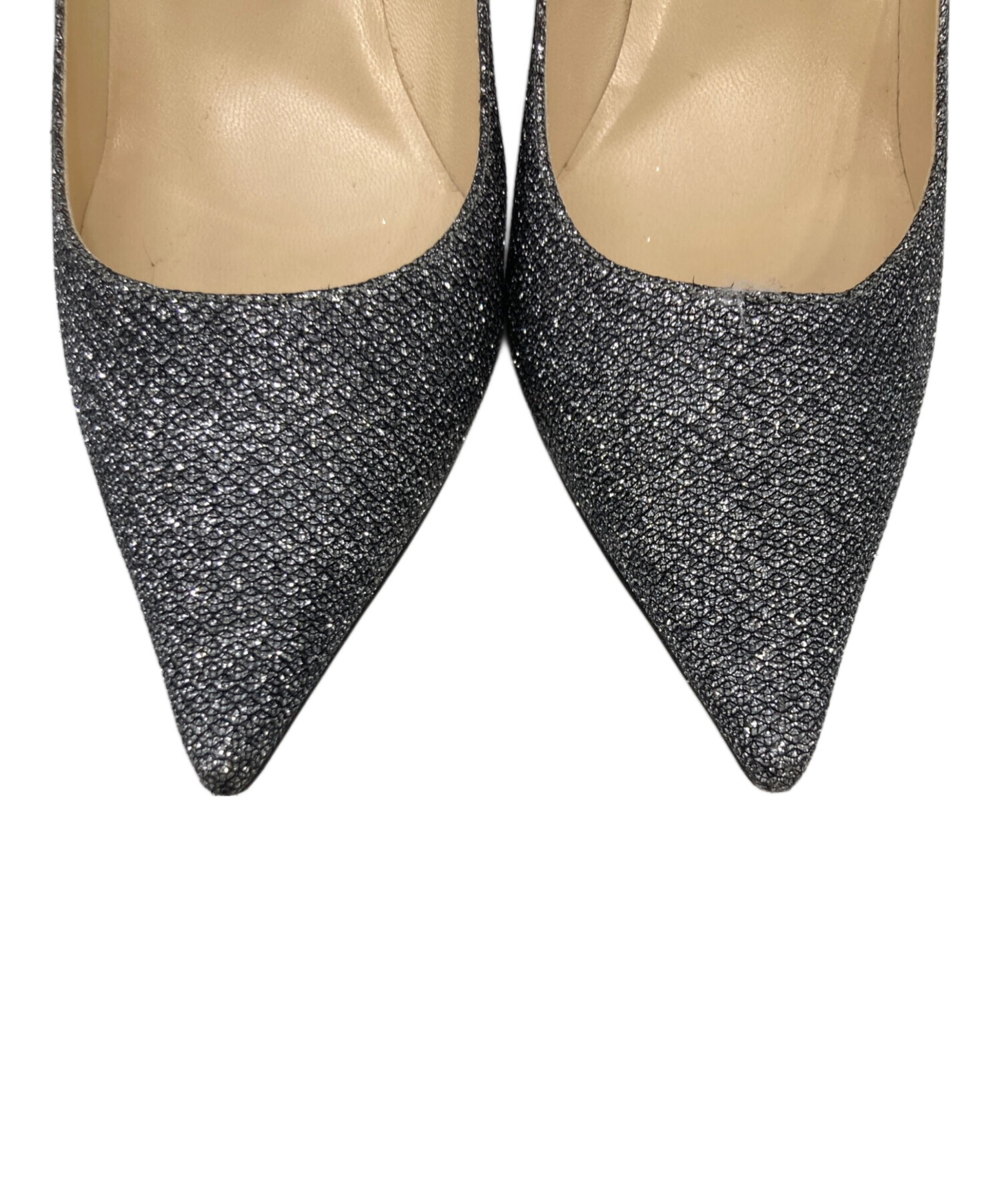 中古・古着通販】JIMMY CHOO (ジミーチュウ) グリッターパンプス