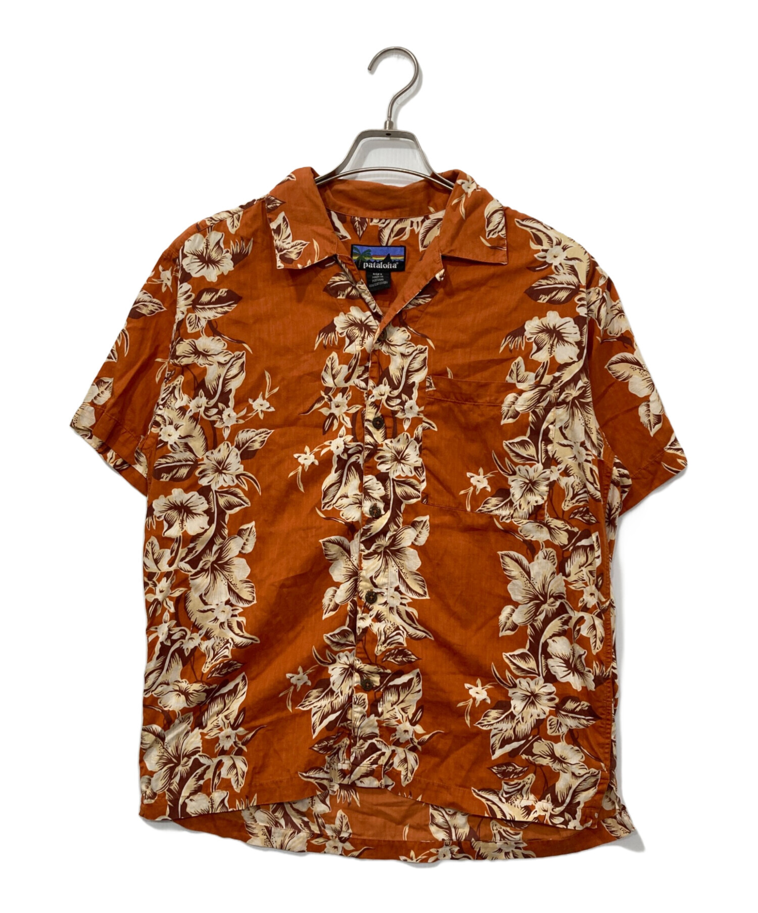 中古・古着通販】Patagonia (パタゴニア) アロハシャツ オレンジ