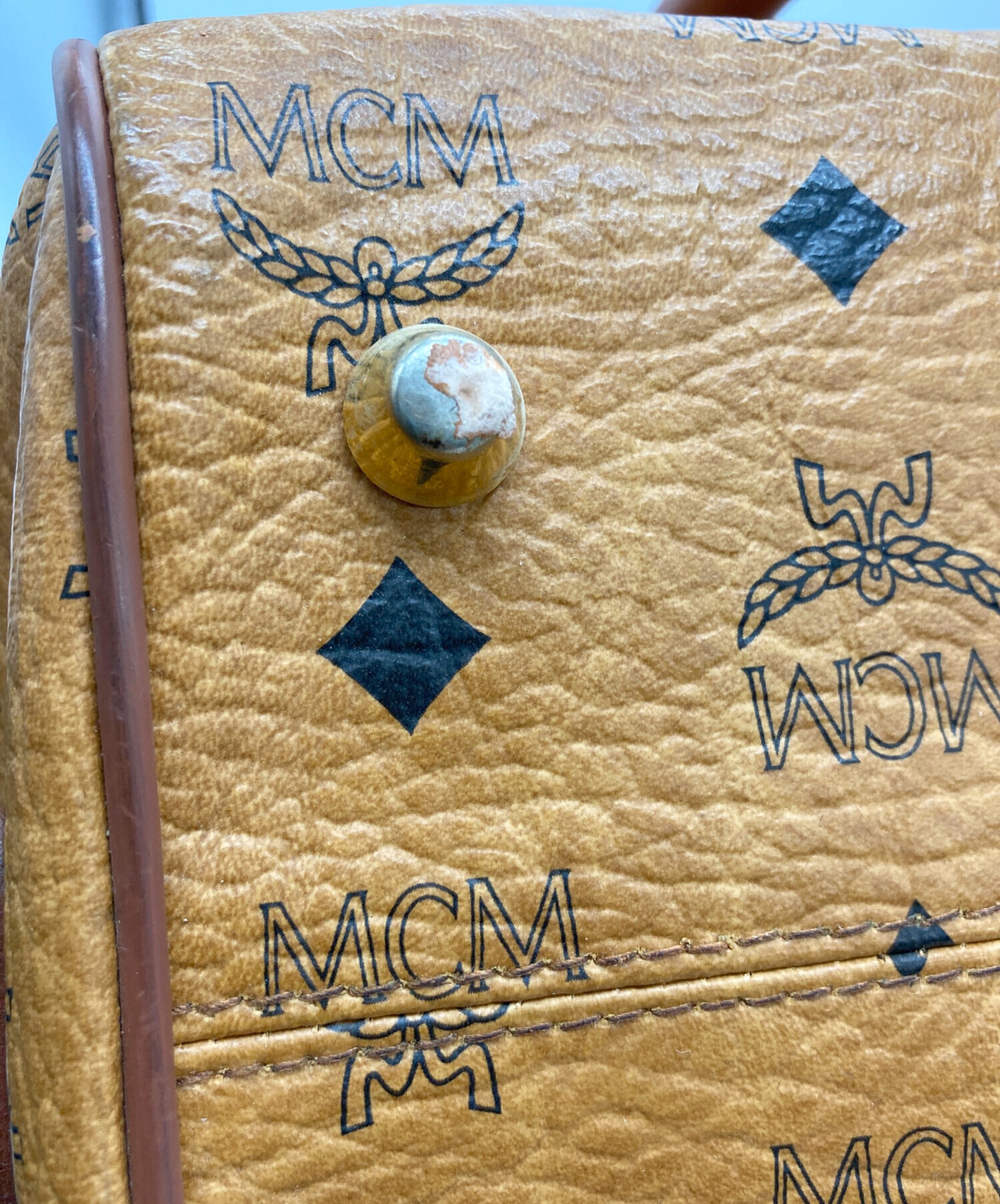 中古・古着通販】MCM (エムシーエム) オールドミニボストンバッグ