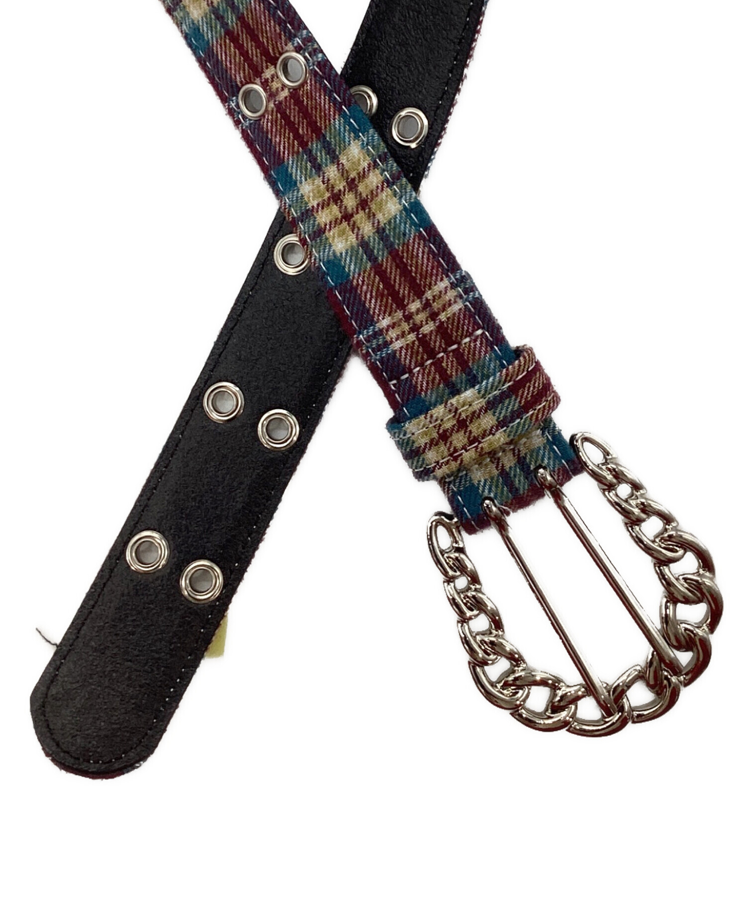 中古・古着通販】AFB (エーエフビー) FLANNEL CHECK BELT/フランネル