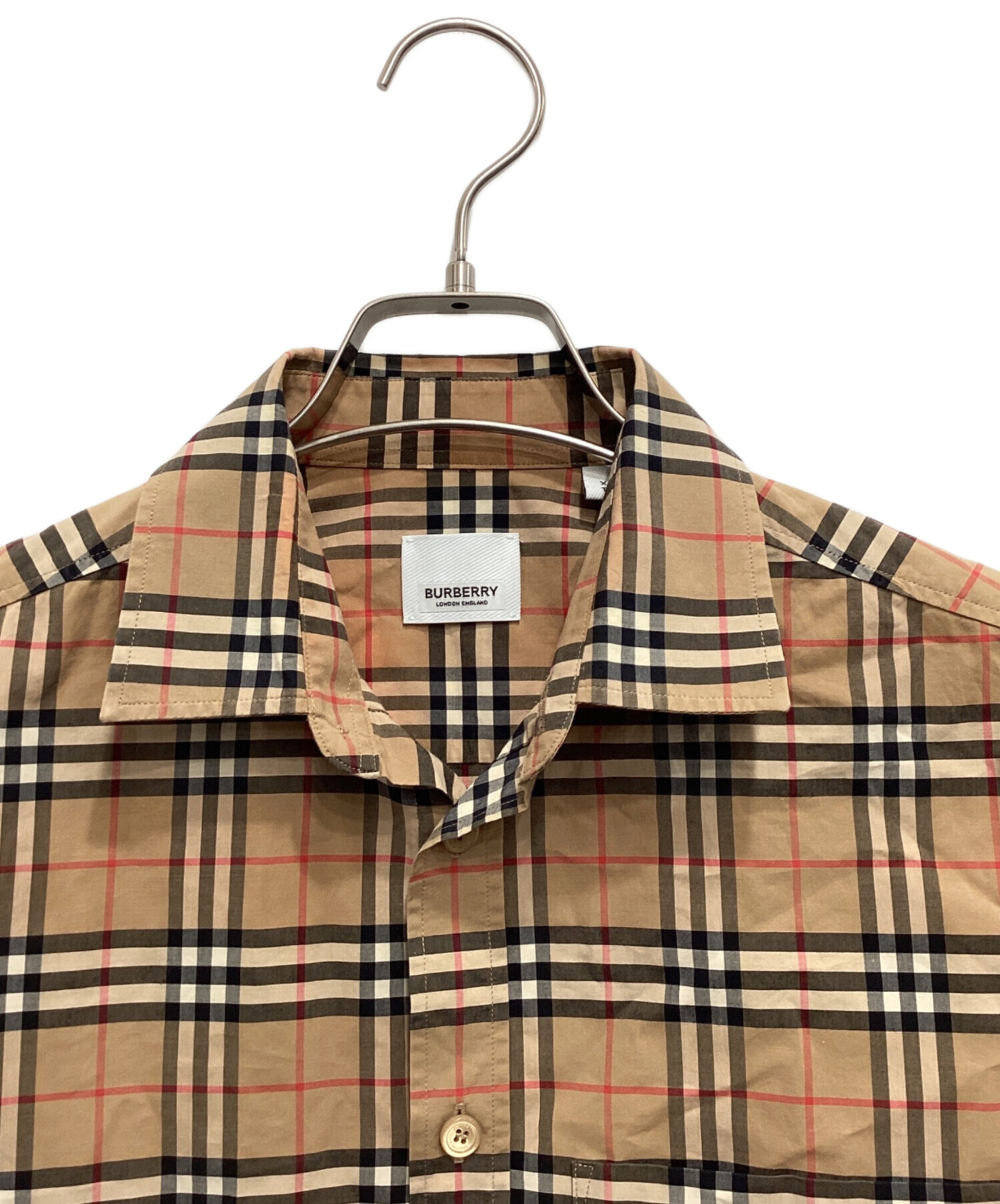 中古・古着通販】BURBERRY (バーバリー) ノバチェックシャツ ベージュ