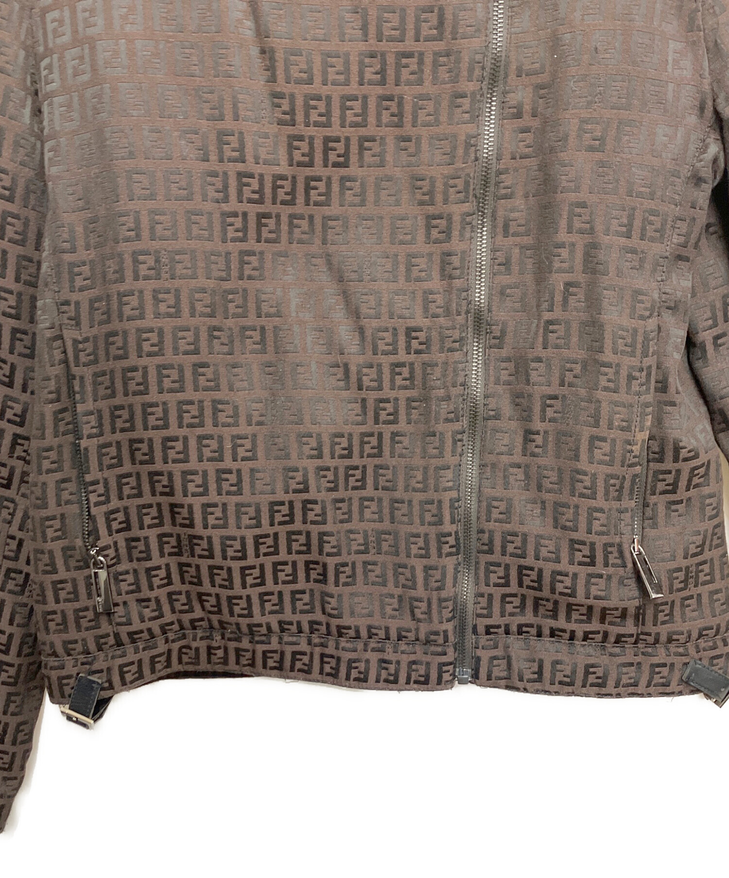 中古・古着通販】FENDI (フェンディ) ズッカ柄パディングライダース