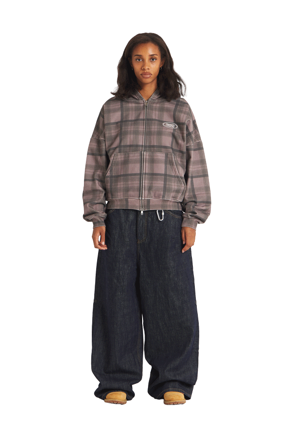 Plaid Zip Hoodie – Trendt Vision