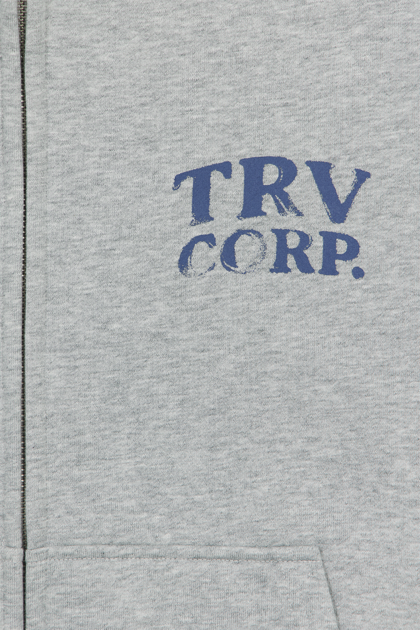 Reversible Flannel Zip-Hoodie Grey Blue – Trendt Vision