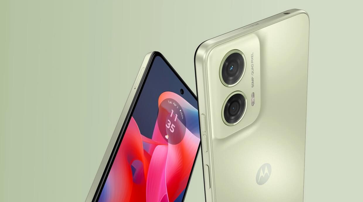 Motorola Moto G24 (8GB RAM + 128GB Memory) - Ice Green