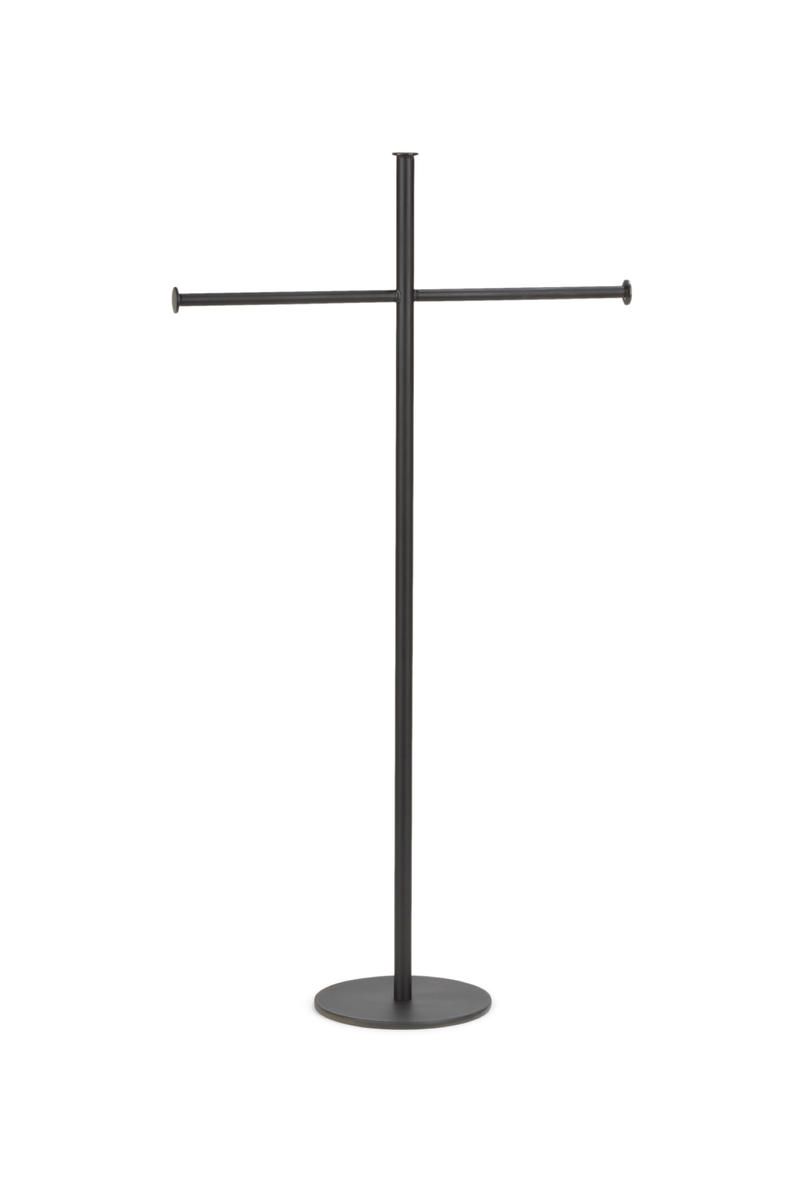 Item 21628: Extra Tall T-Bar Stand - Black (34 Inch) - Tripar