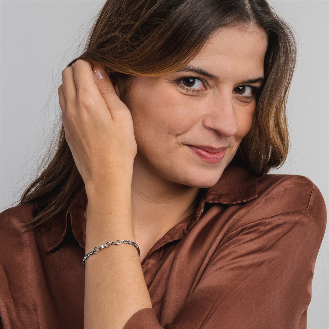 シルバーブレスレット – トロールビーズ