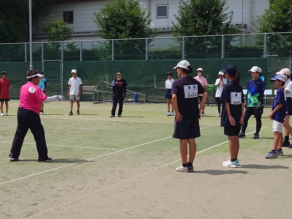 東京都教育委員会後援事業：TWCPEスポーツアカデミー「ソフトテニス部